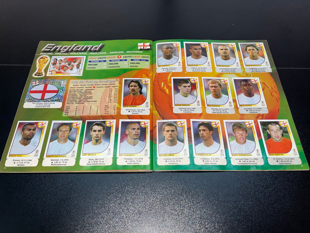 Álbum Panini Mundial Corea-Japón 2002 Original 100% Lleno