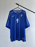 Jersey Original Brasil Mundial Francia 1998 Visita Ronaldo Nike (Azul)