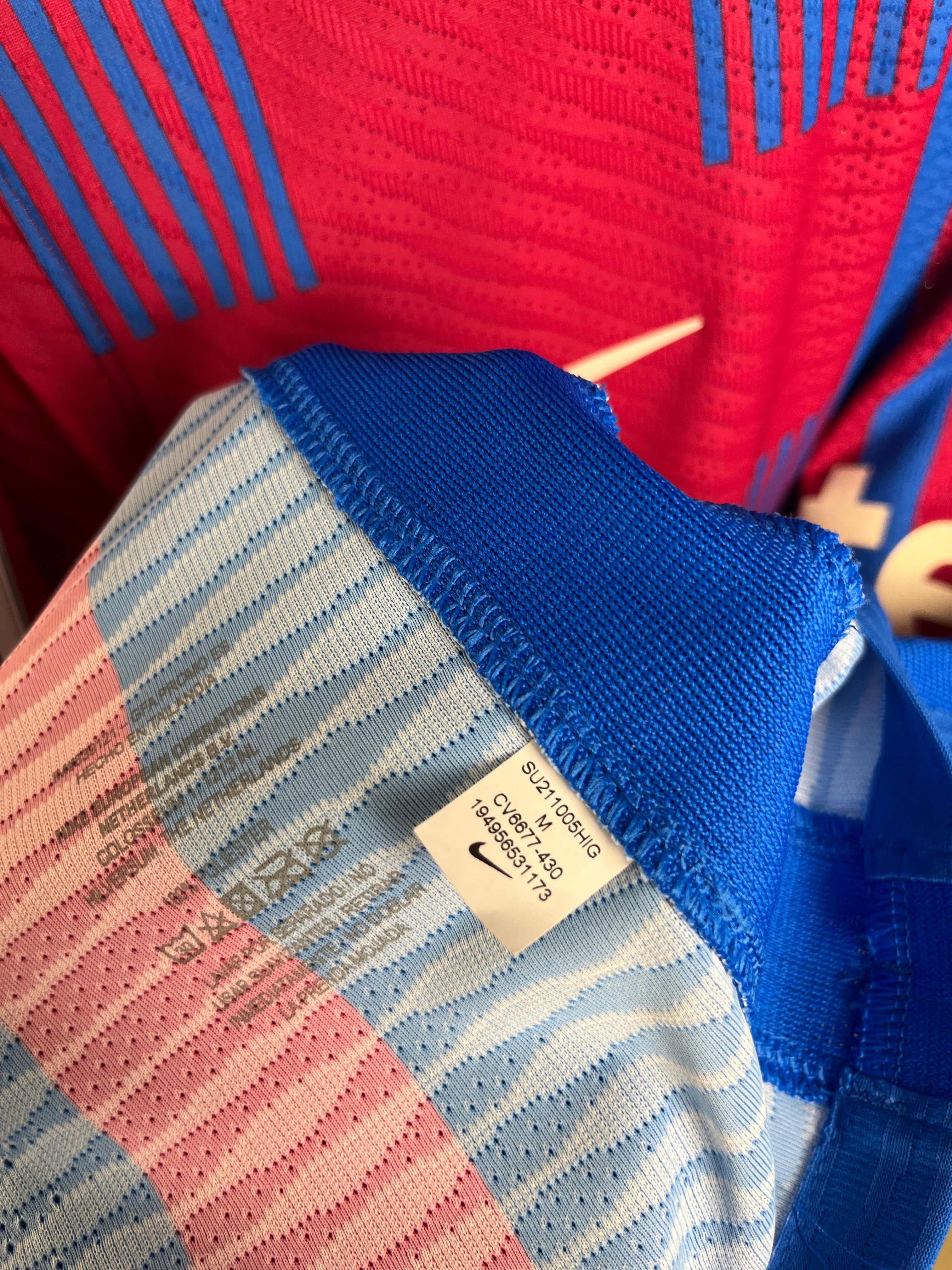 Jersey de Utilería de Gavi | Barcelona vs Atlético de Madrid 2021/22 Spare Match Issued