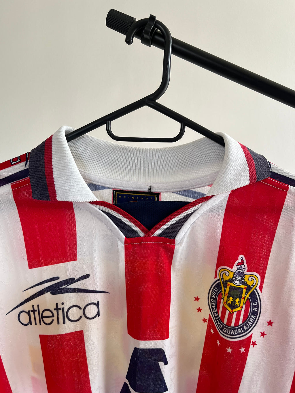 Jersey Original Chivas 1997/98 Local Atletica Retro/Vintage (Mexicana)