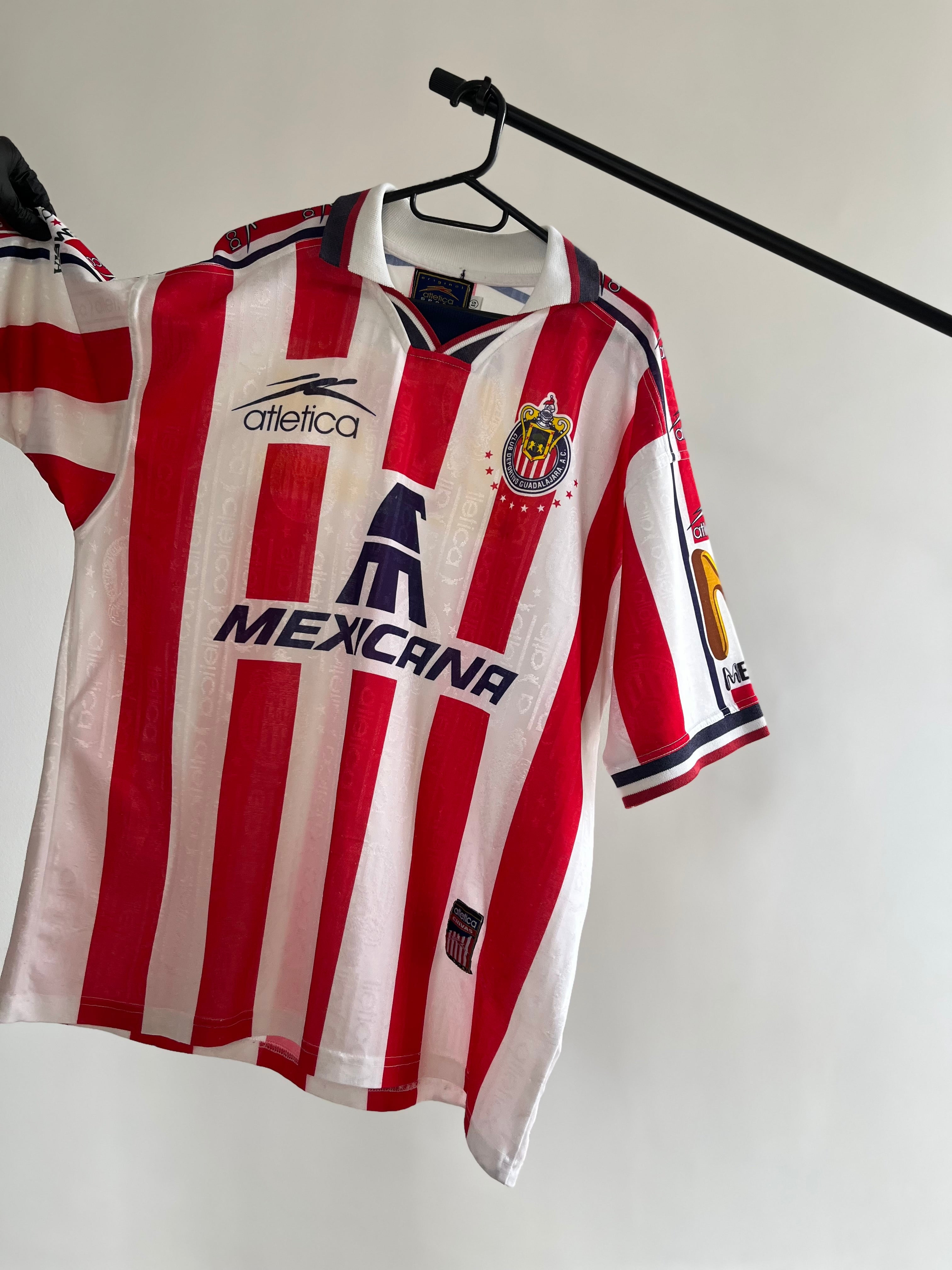 Jersey Original Chivas 1997/98 Local Atletica Retro/Vintage (Mexicana)