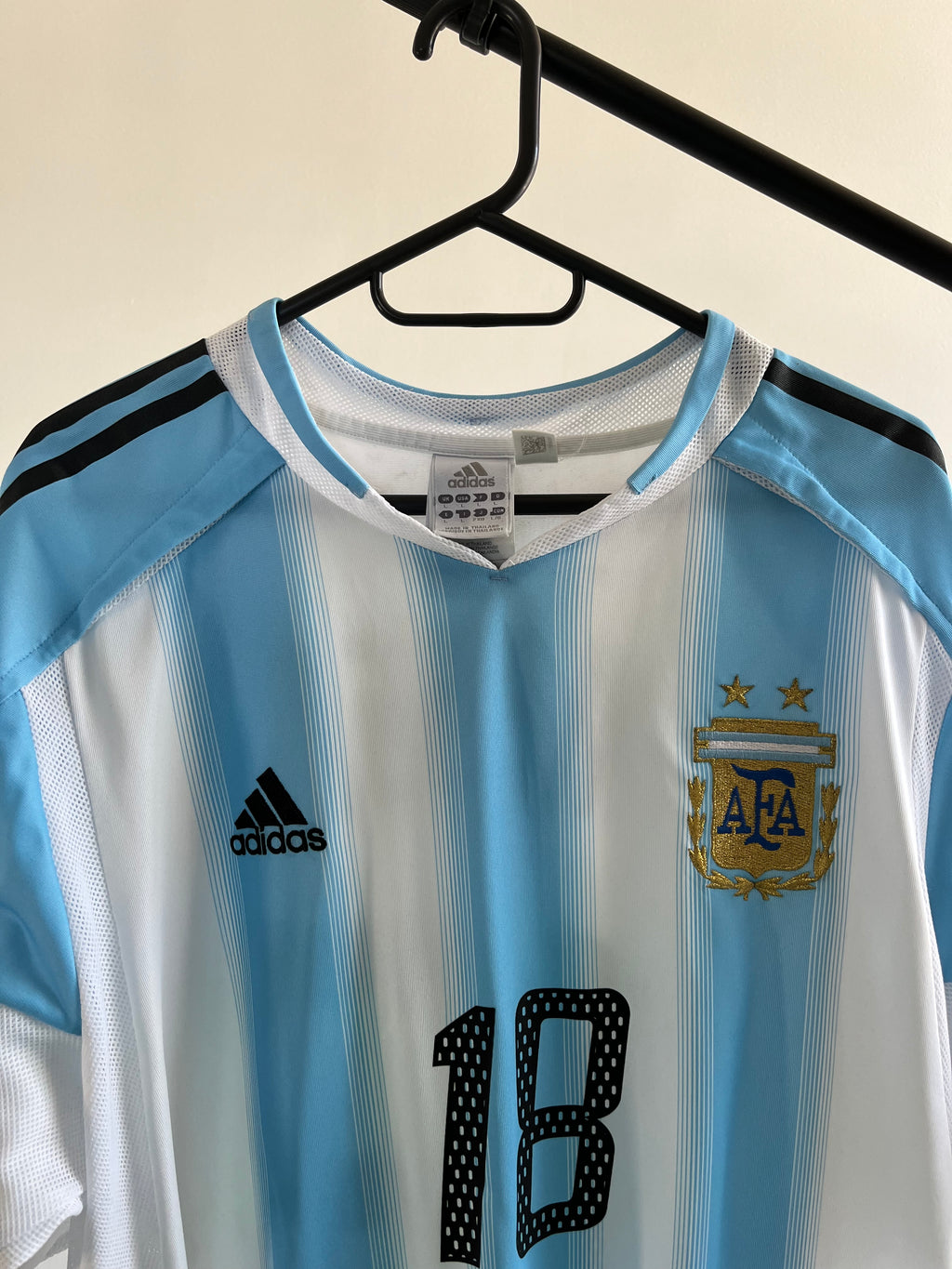 Jersey Original Argentina 2004 Local Debut Messi 645789 Adidas