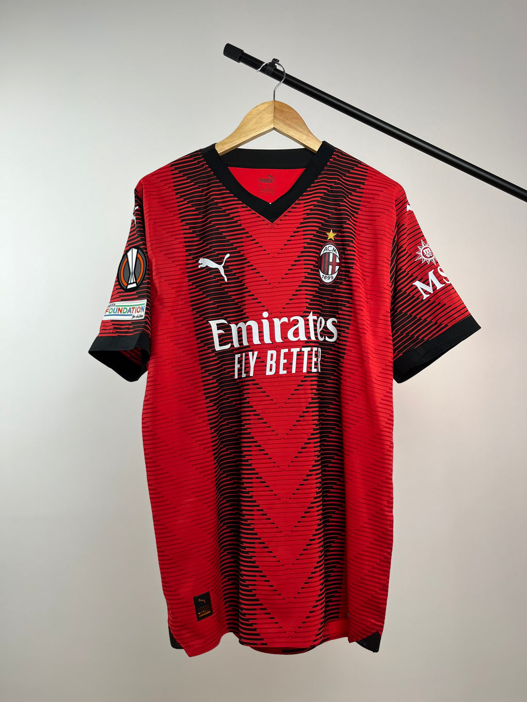 Jersey de Utilería de Olivier Giroud | AC Milan vs Roma Europa League 2023/24 Spare Match Issued