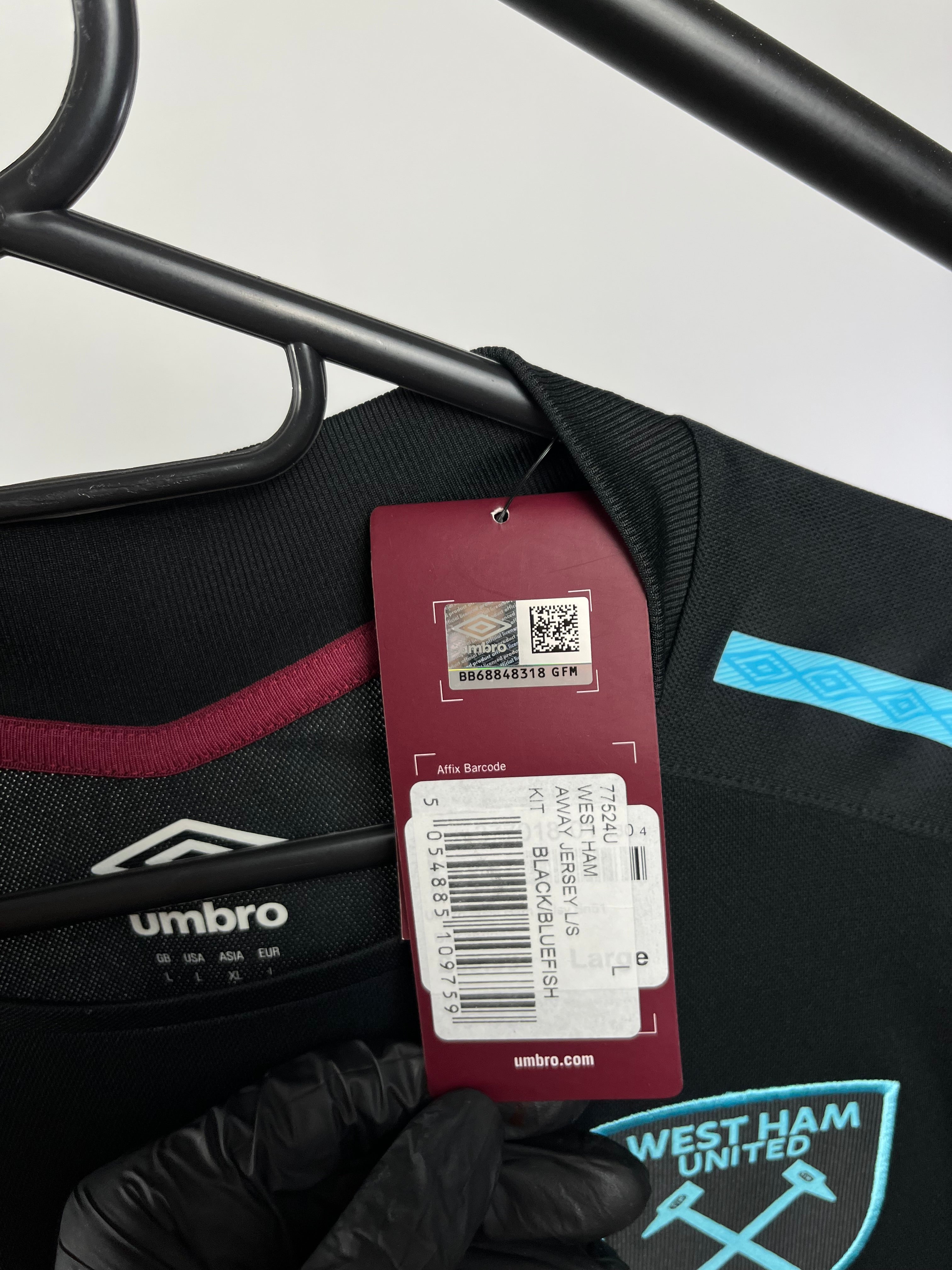 Jersey Original West Ham 2017/18 Visita Chicharito 77524U Umbro