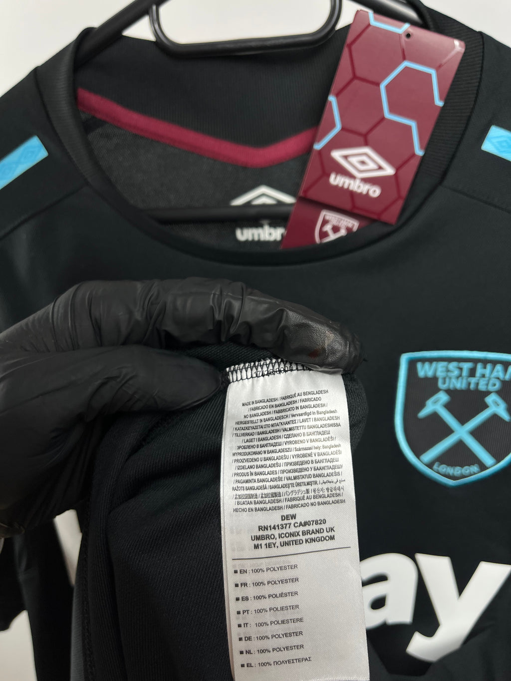 Jersey Original West Ham 2017/18 Visita Chicharito 77524U Umbro