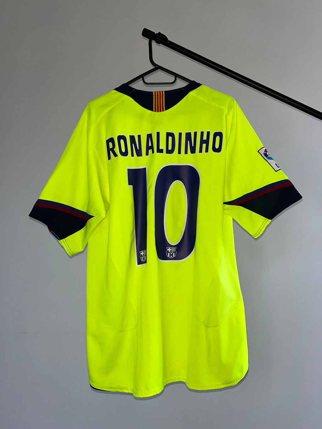 Jersey Original Barcelona 2010/11 Visita Ronaldinho 195971 Nike Limon