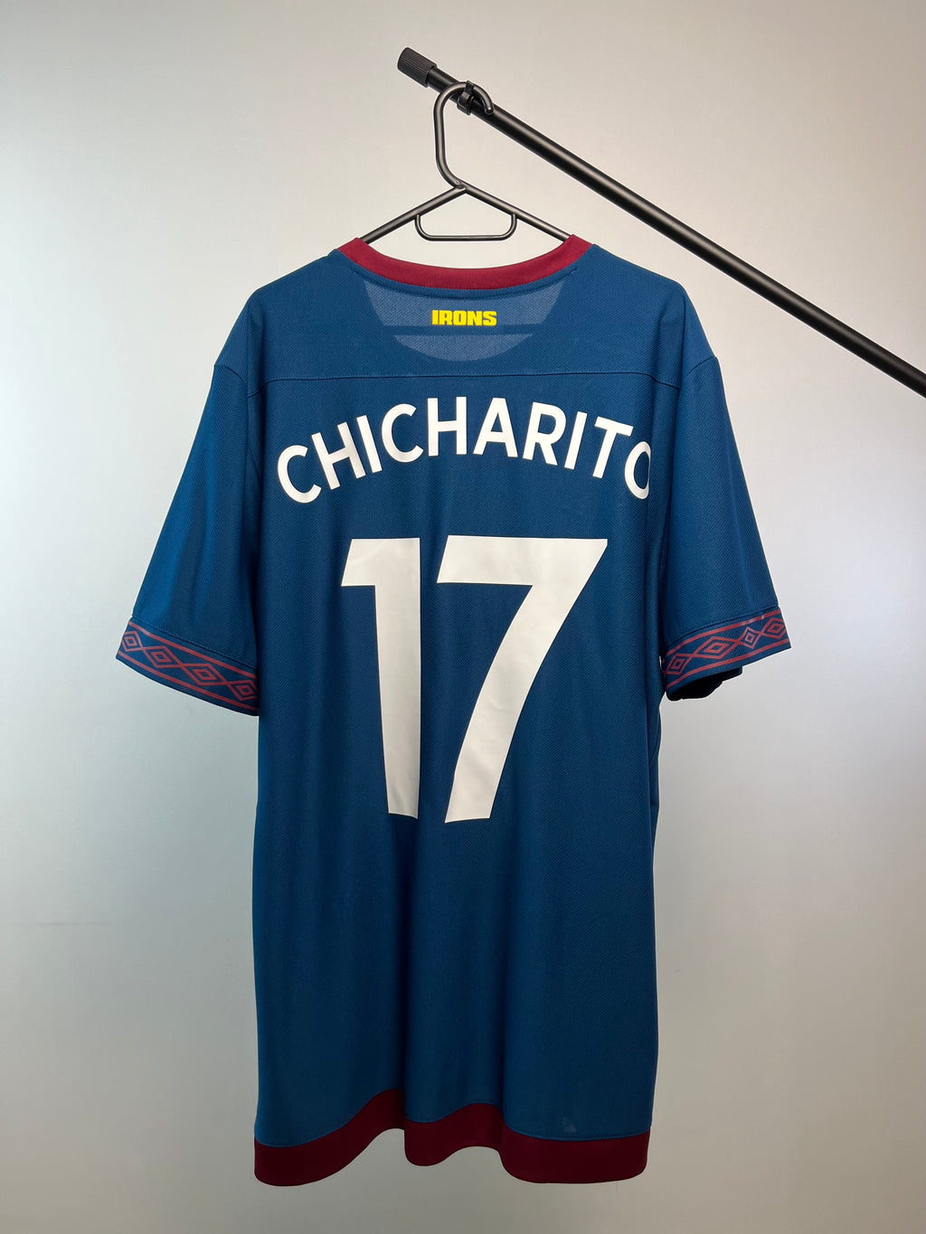 Jersey Original West Ham 2018/19 Visita Chicharito 78751U Umbro
