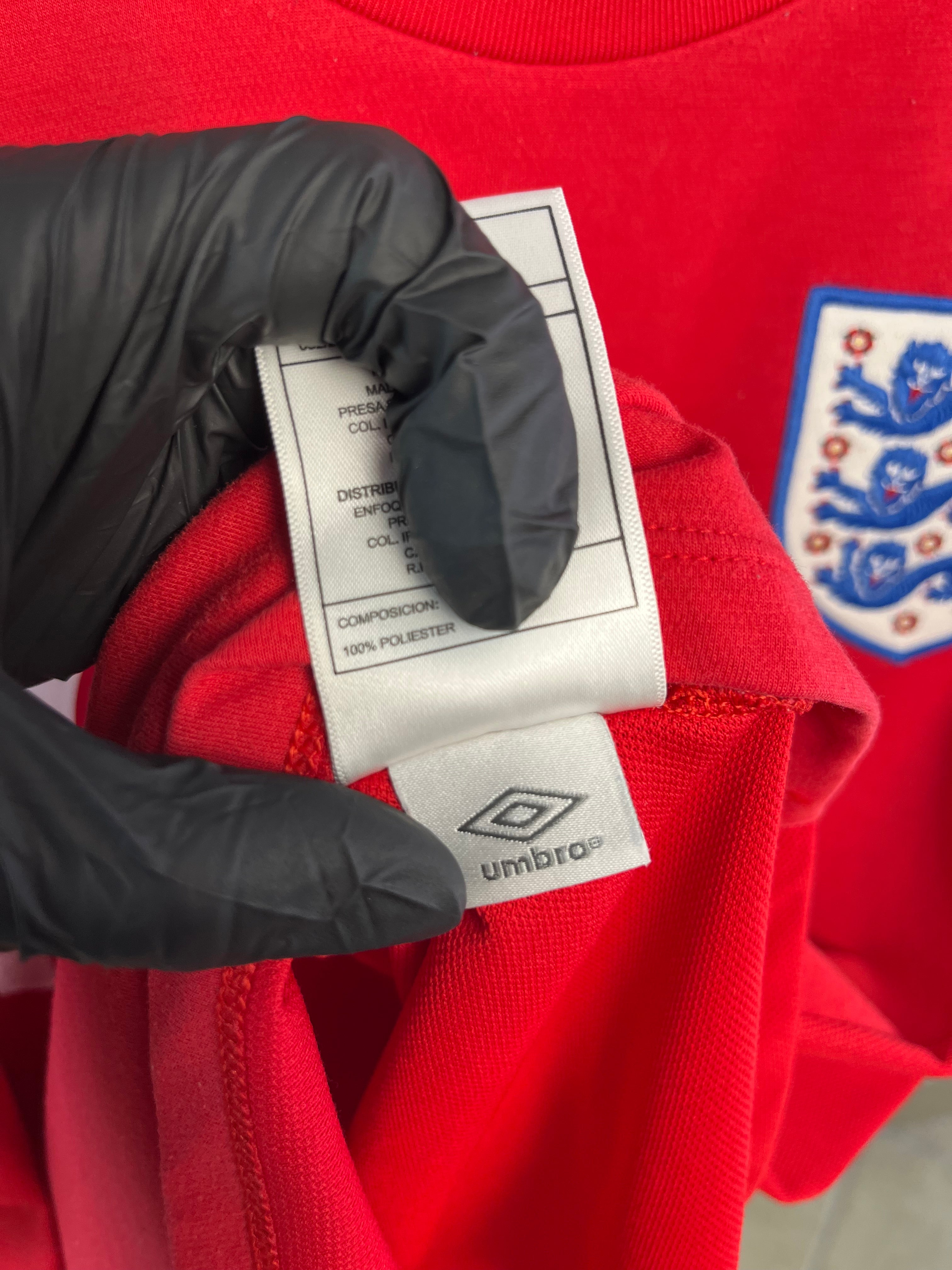 Jersey Original Inglaterra Mundial 2010 Visita Rooney 10-323 Umbro