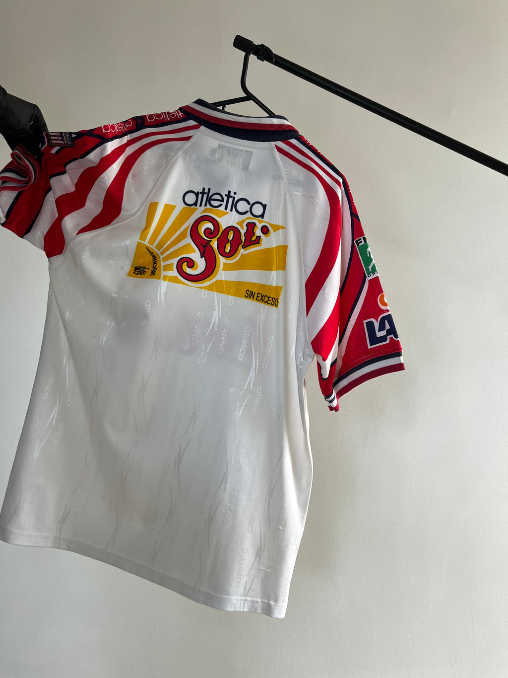 Jersey Original Chivas 1998/99 Visita Blanco Atletica (Coca Cola)