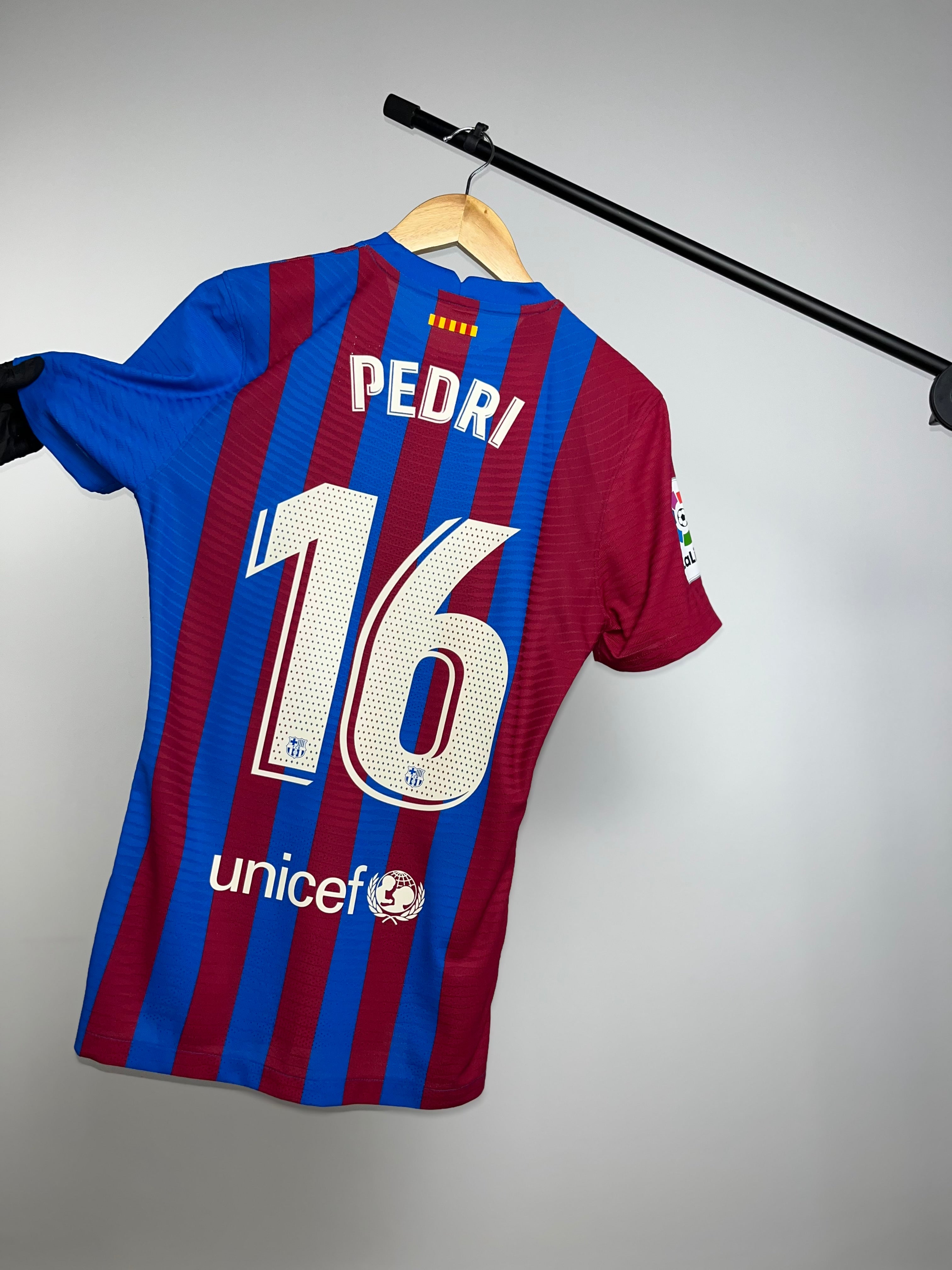 Jersey de Utilería de Pedri | Barcelona vs Atlético de Madrid 2021/22 Spare Match Issued