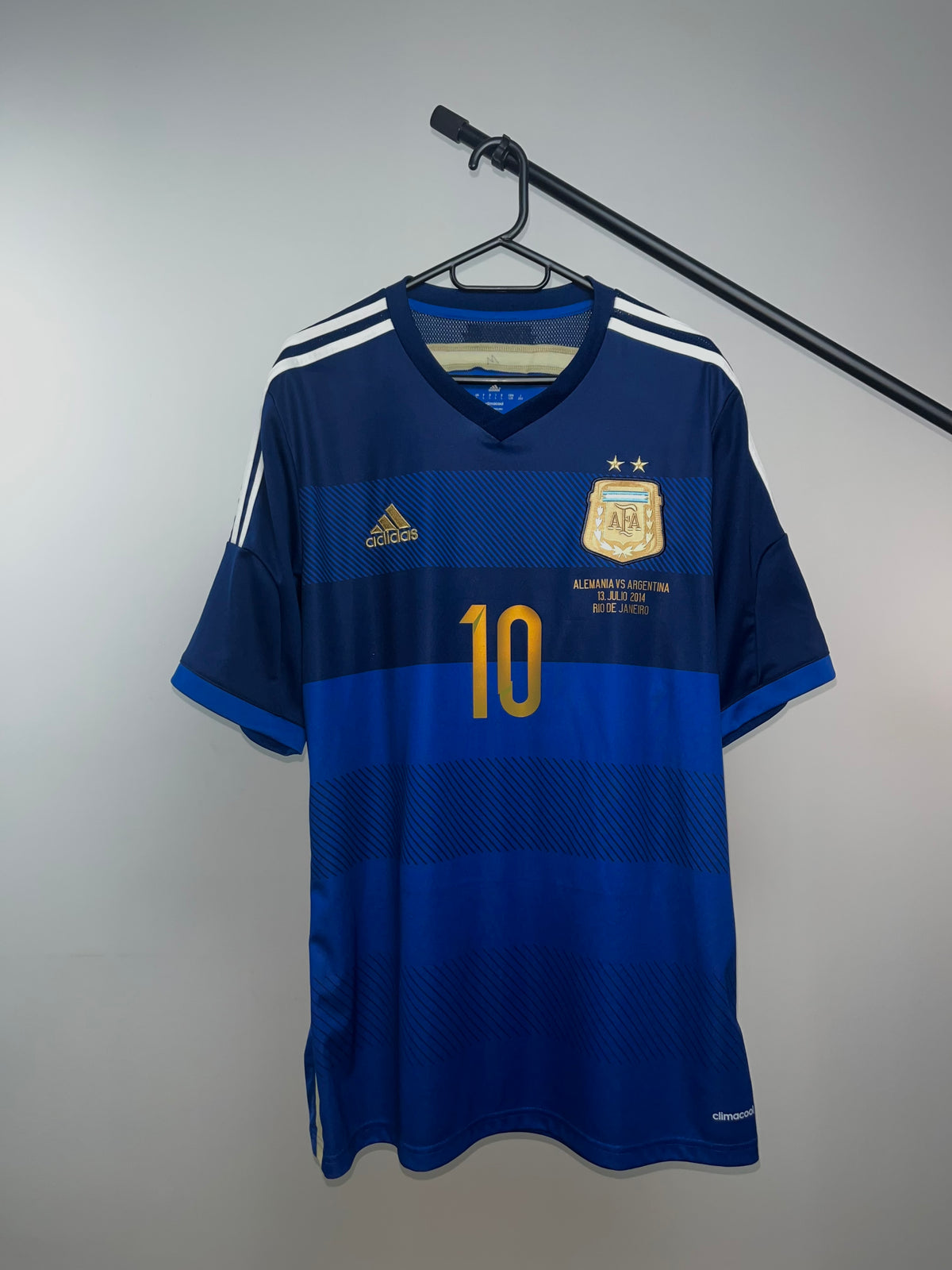 Jersey Original Argentina Final Mundial 2014 Visita Messi G75187 Adidas