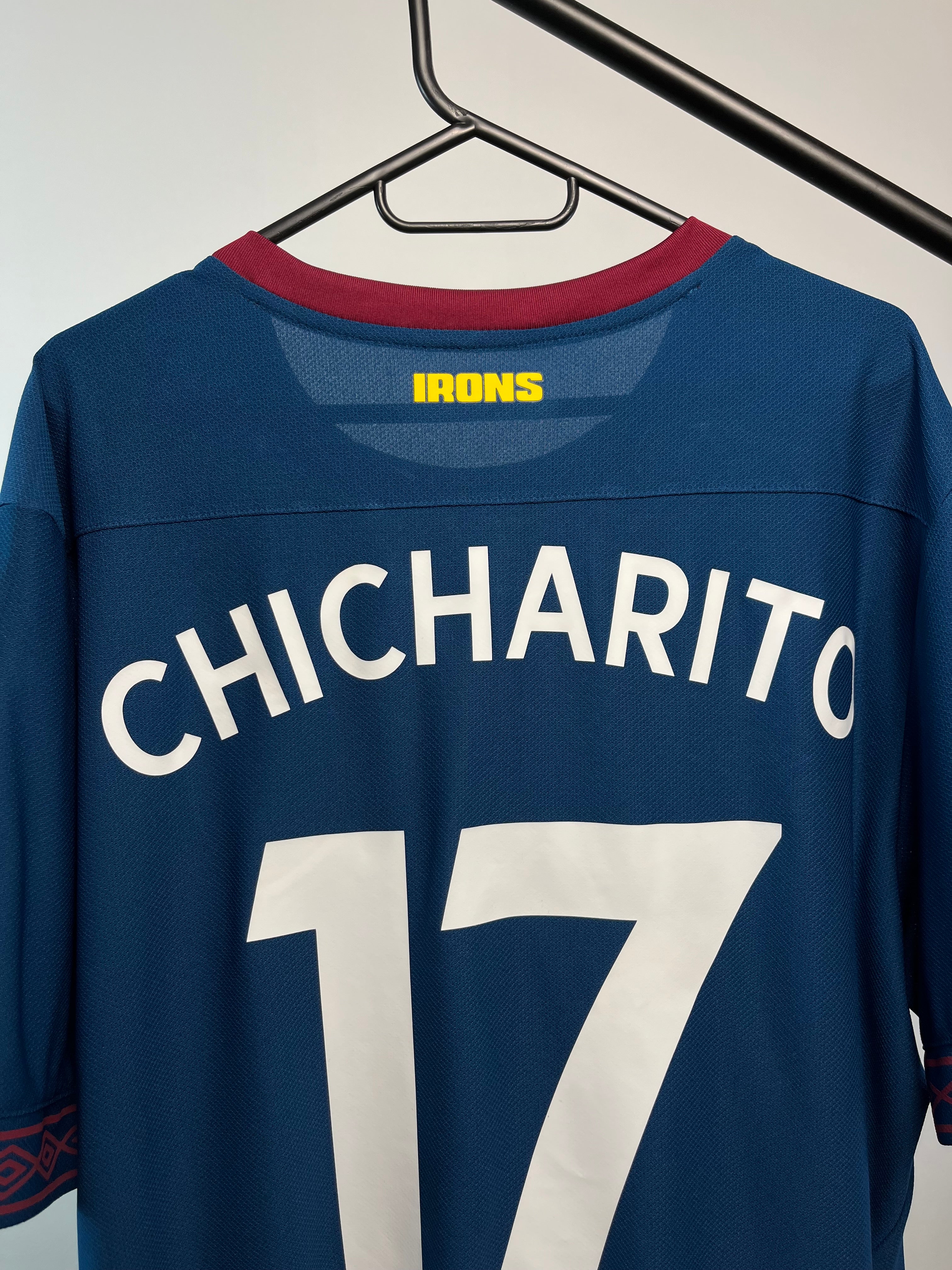 Jersey Original West Ham 2018/19 Visita Chicharito 78751U Umbro