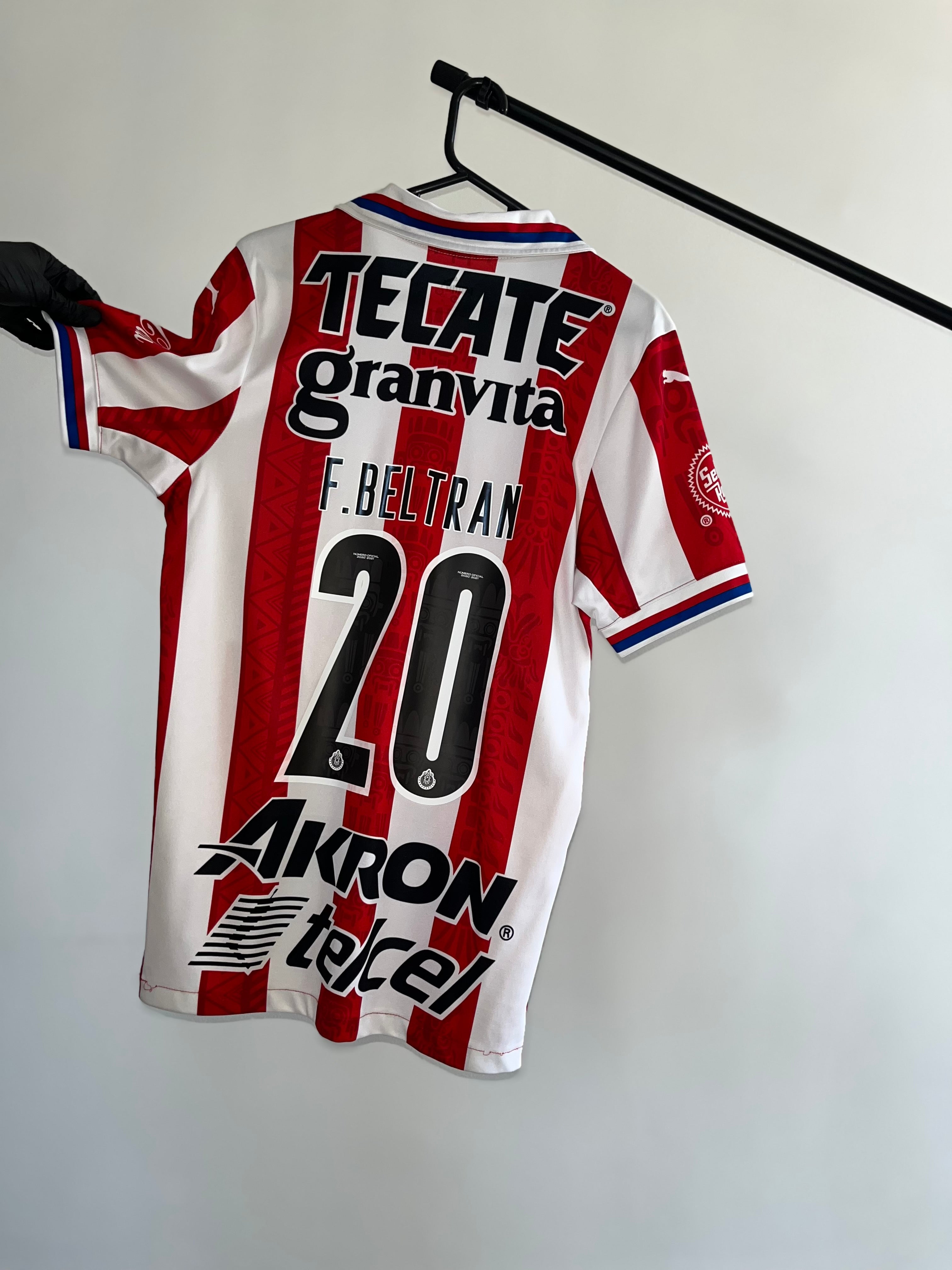 Jersey Original Chivas 2020/21 Local Brizuela y Beltran 763048-01 Puma (2 Opciones: Brizuela o Beltran)