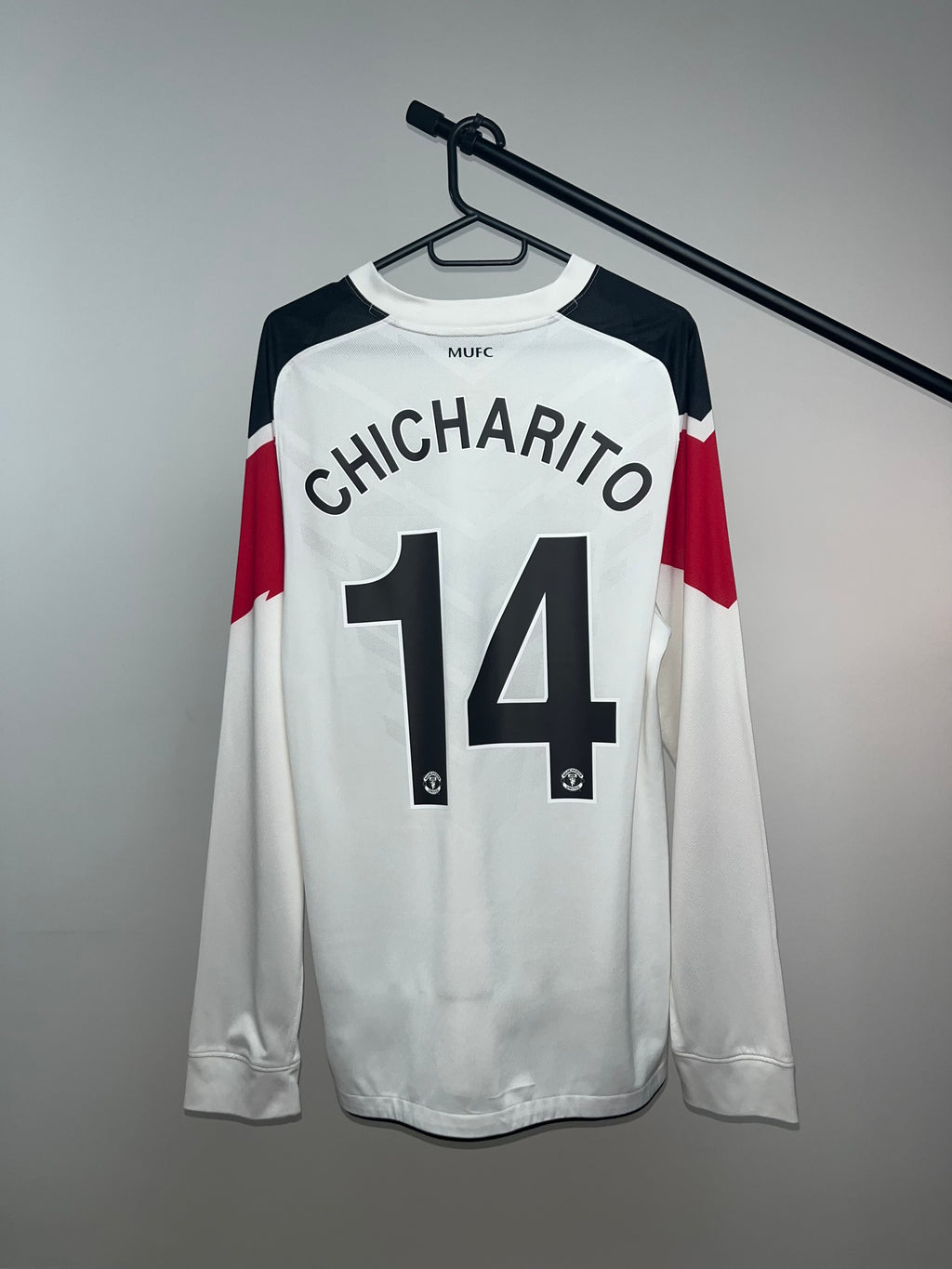 Jersey Original Manchester United 2010/11 Visita Chicharito 382997-105 Nike