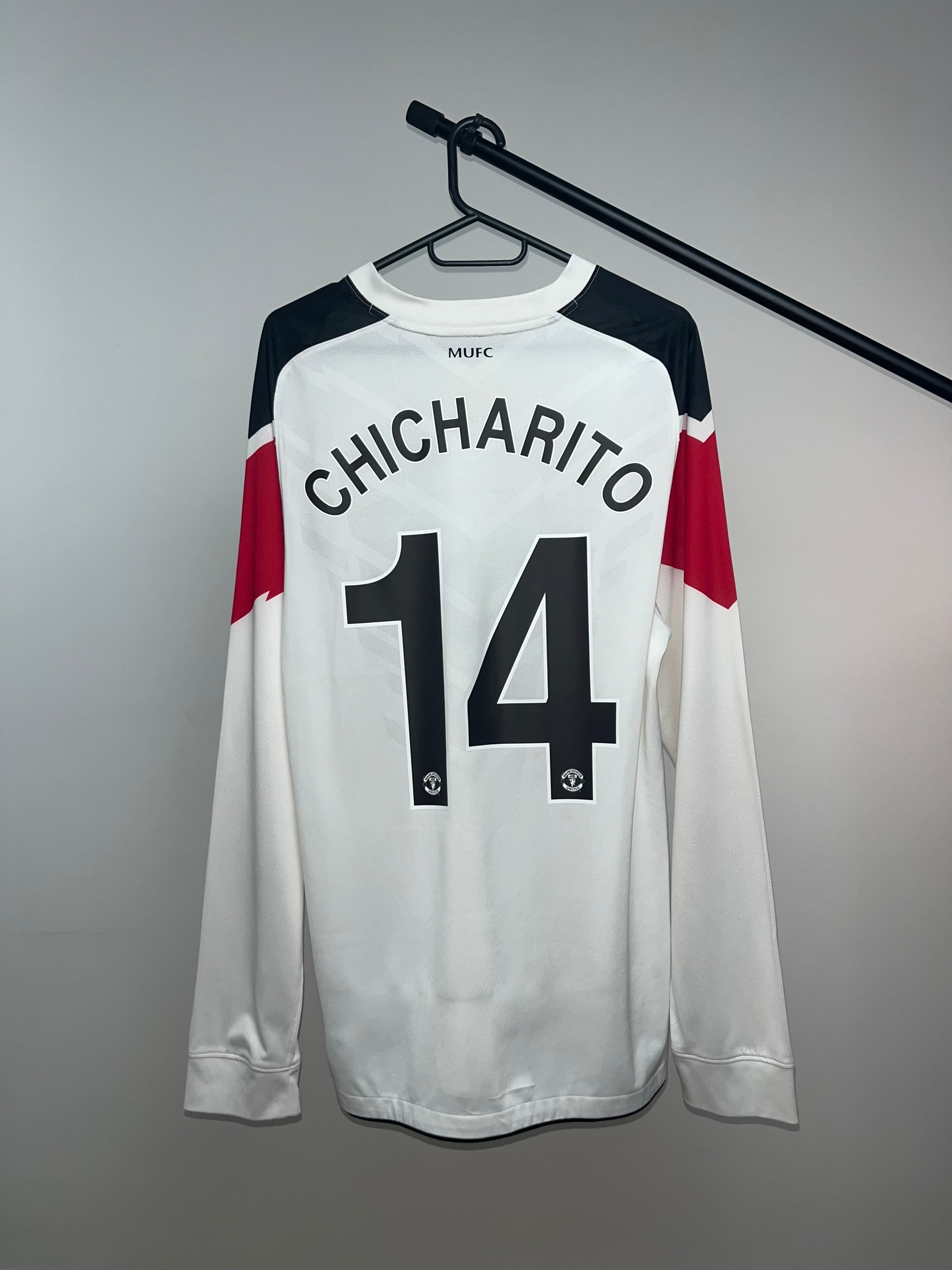 Jersey Original Manchester United 2010/11 Visita Chicharito 382997-105 Nike