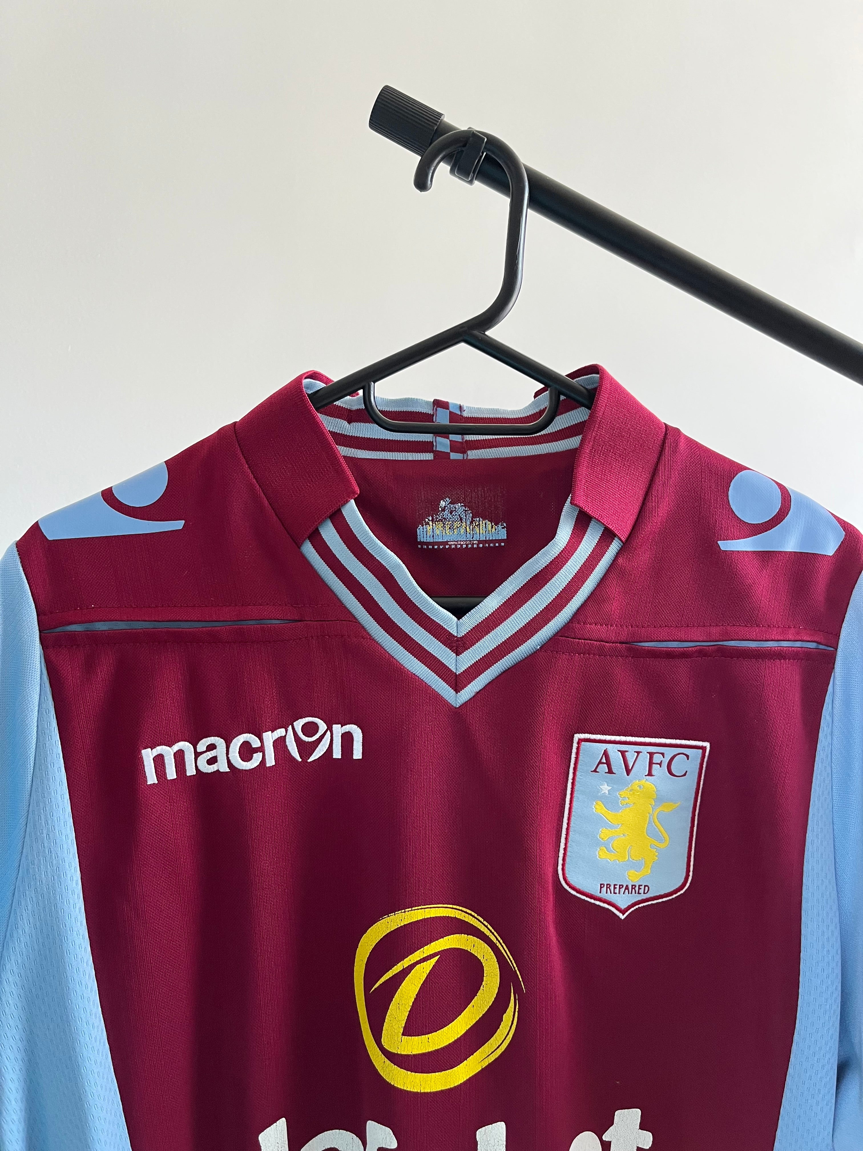 Jersey Original Aston Villa 2013/14 Local Clasica/Retro/Vintage Macron