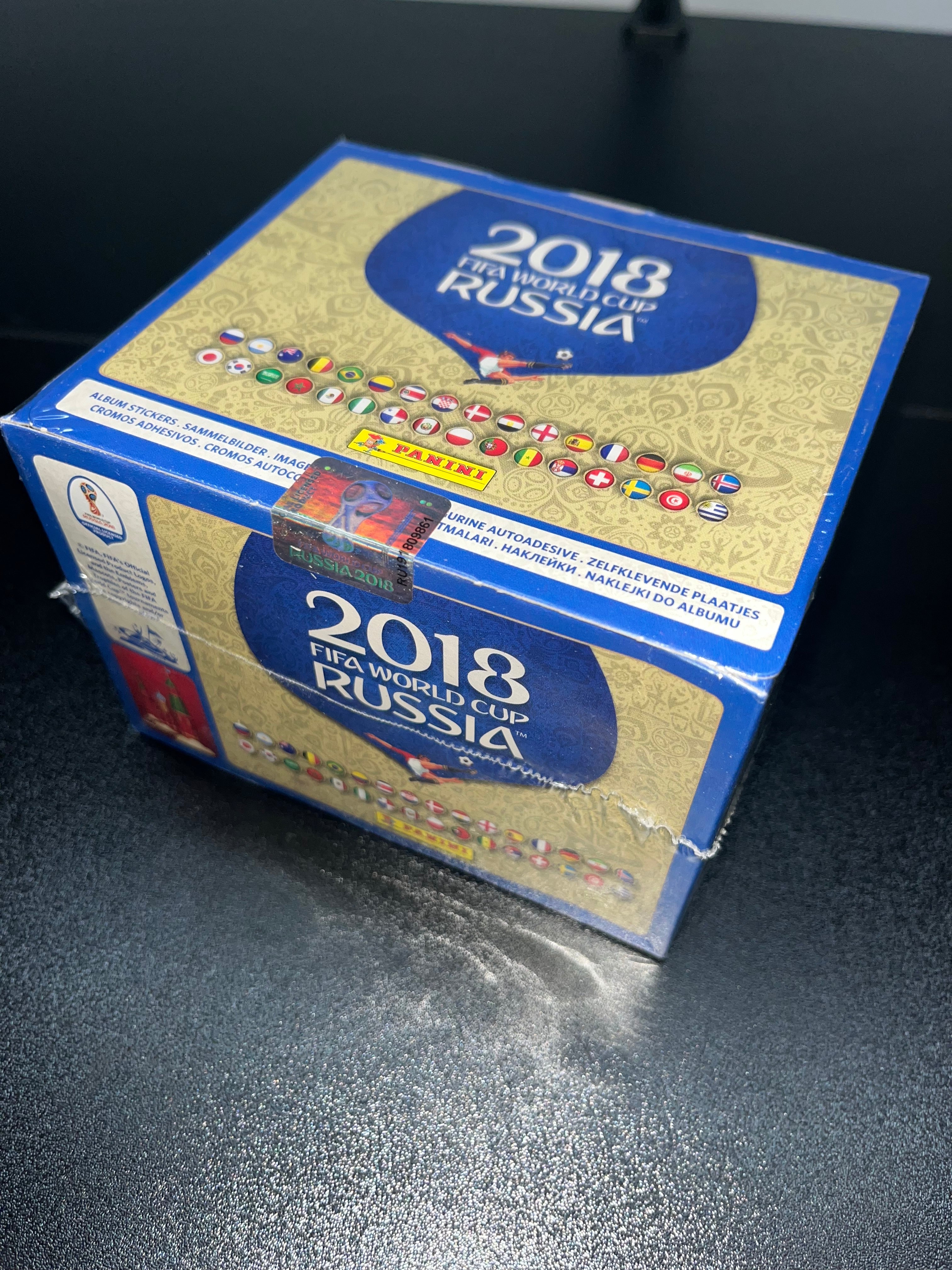 Caja Sellada Panini Mundial Rusia 2018 | 100 Sobres Original