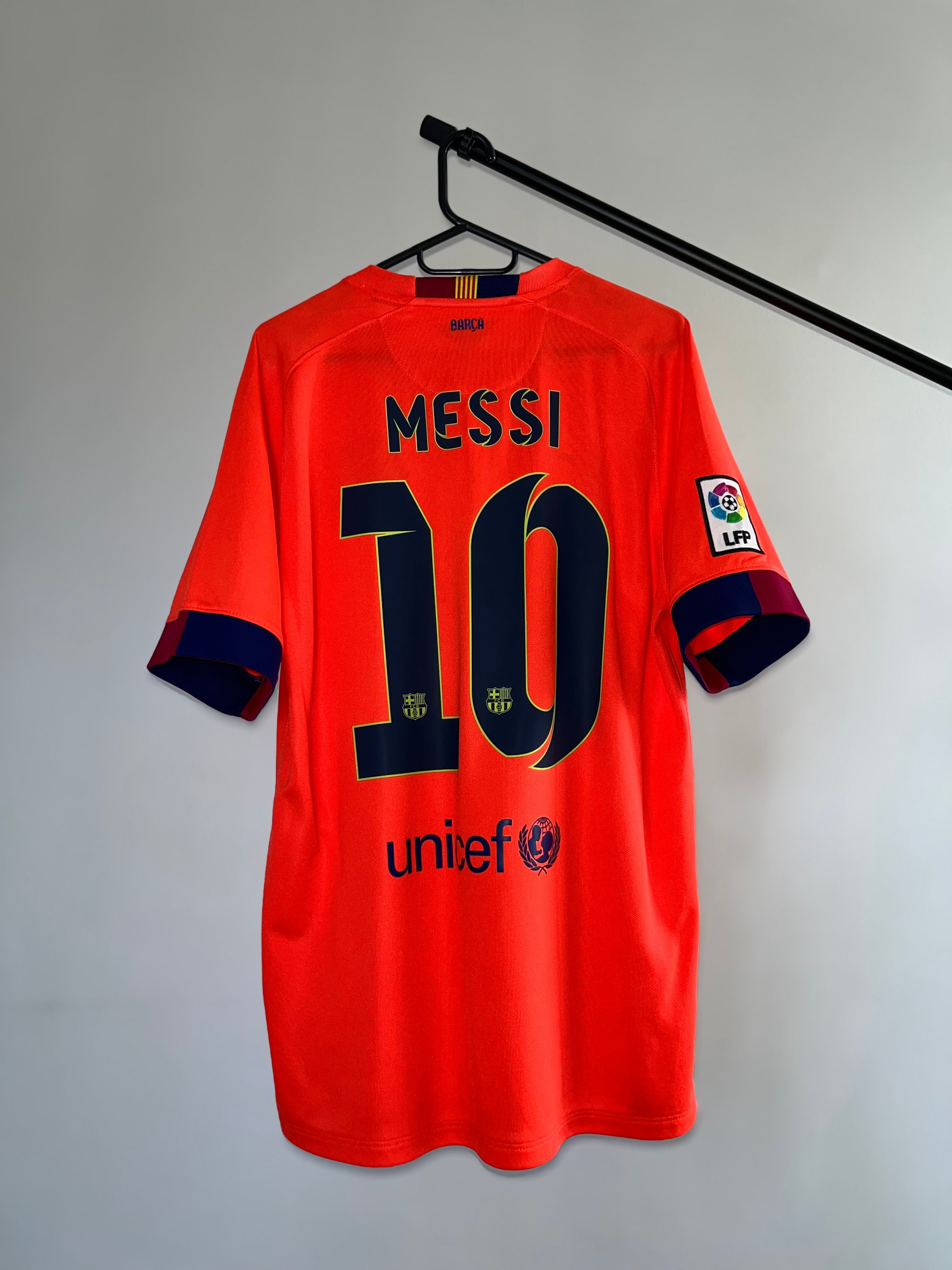 Jersey Original Barcelona 2014/15 Visita Messi 610595-672 Nike