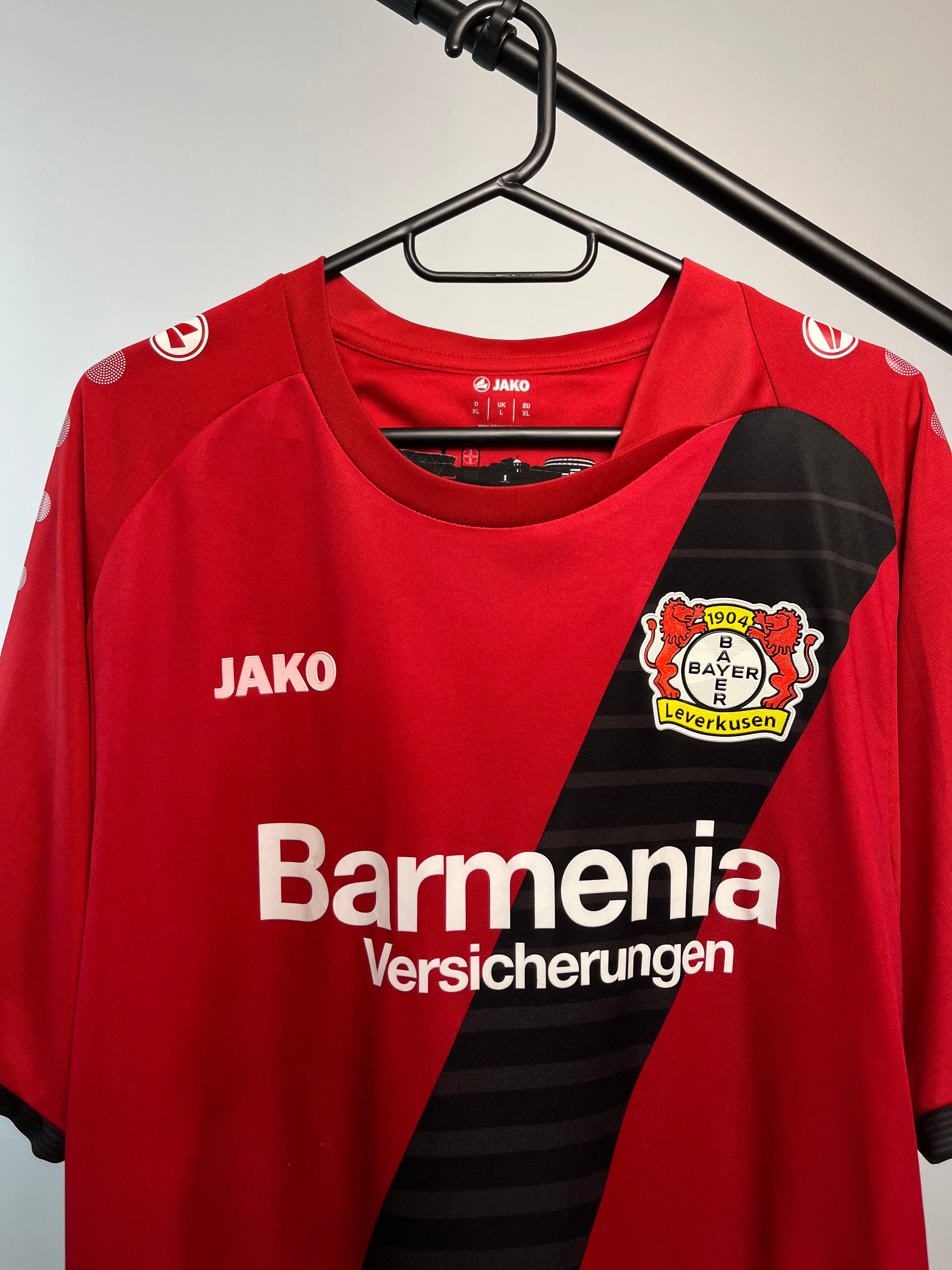 Jersey Original Bayern 04 Leverkusen 2016/17 Visita Chicharito BA4216A Jako