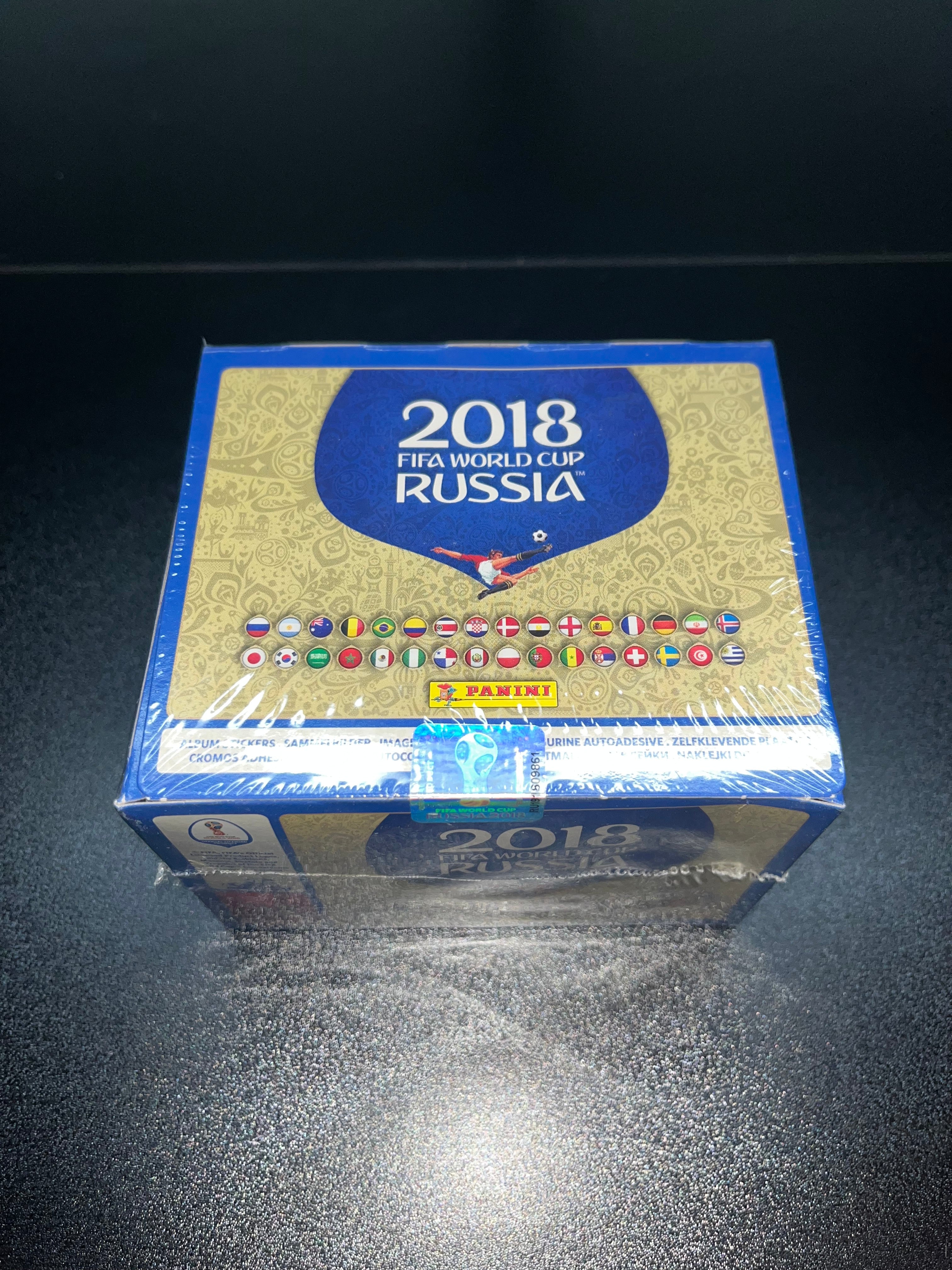 Caja Sellada Panini Mundial Rusia 2018 | 100 Sobres Original