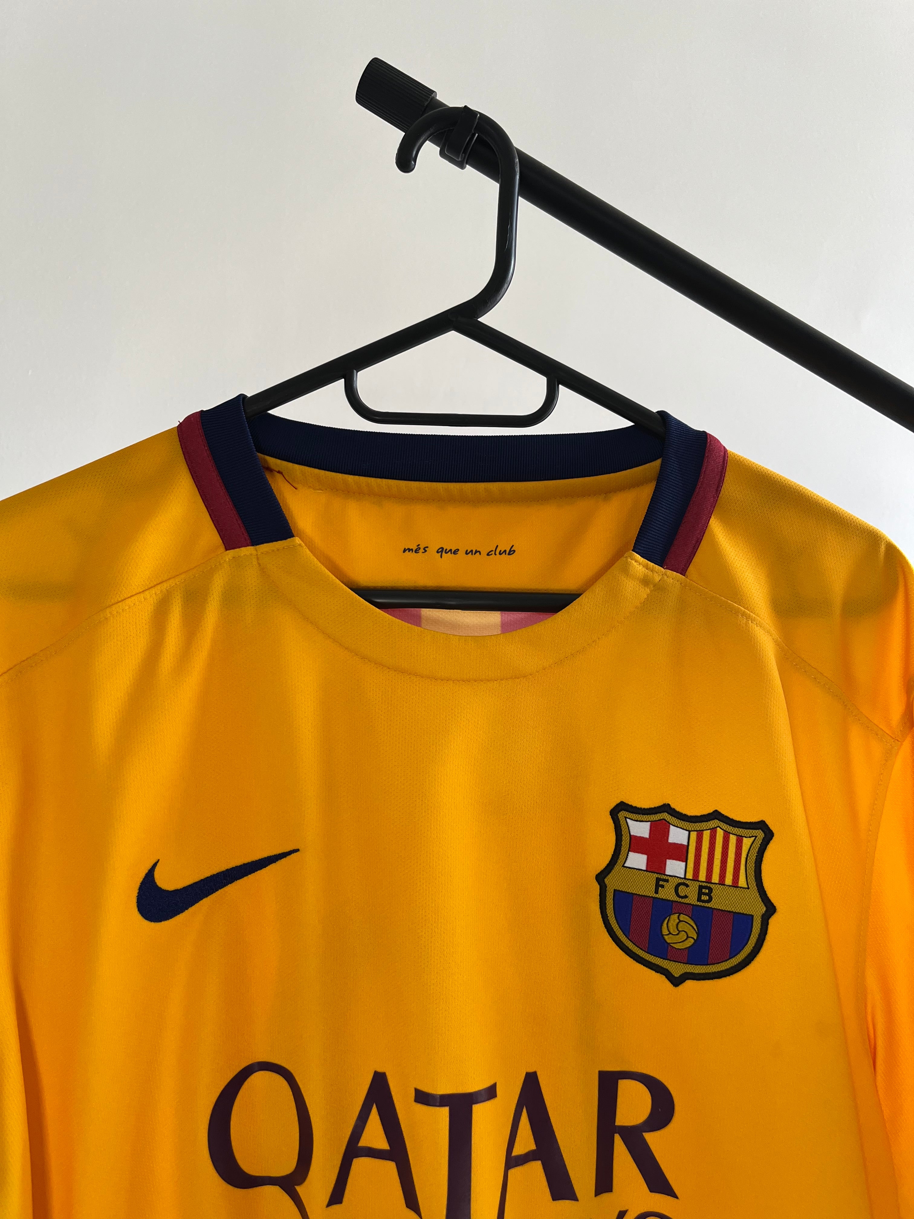 Jersey Original Barcelona 2015/16 Visita Messi 658785-740 Nike