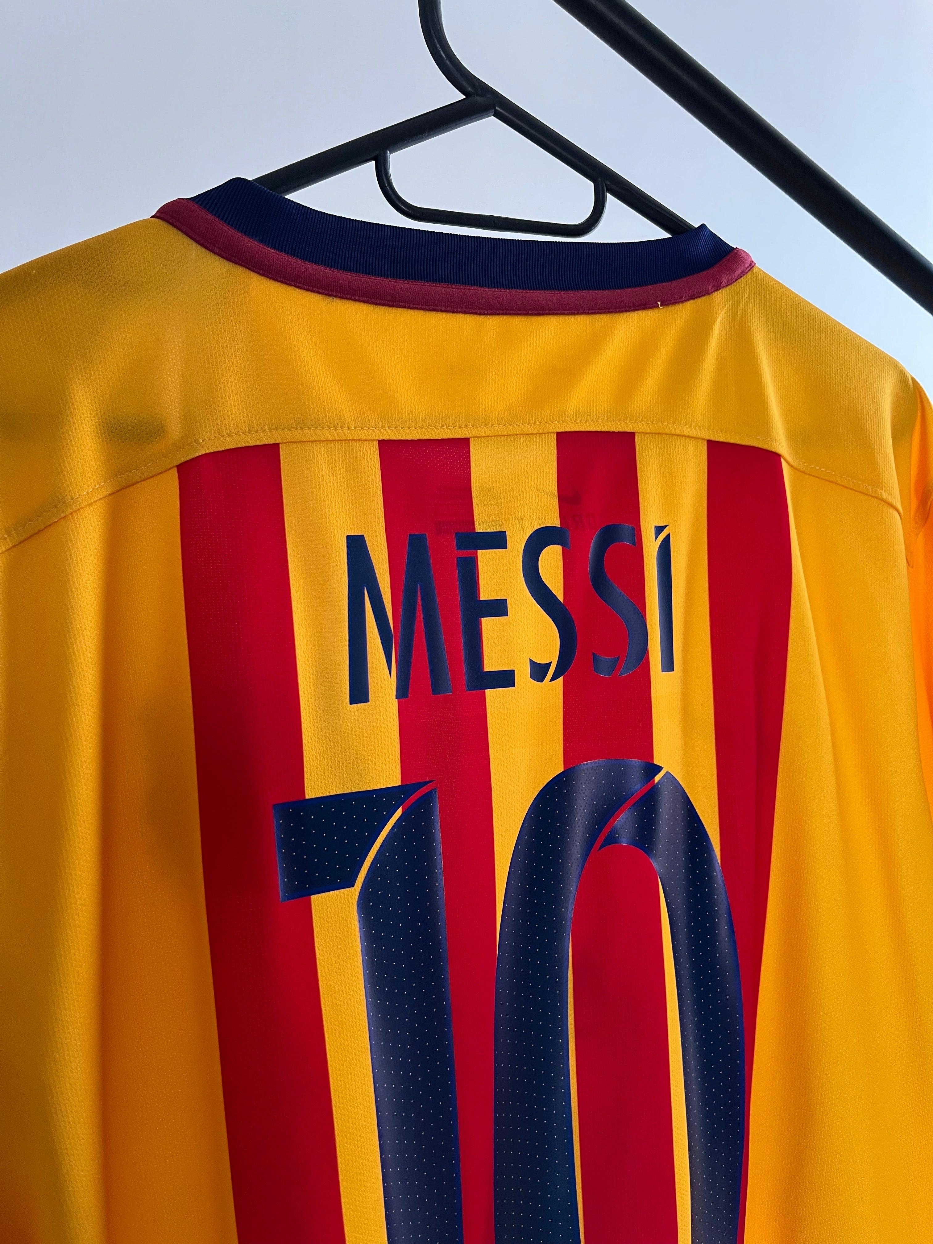 Jersey Original Barcelona 2015/16 Visita Messi 658785-740 Nike