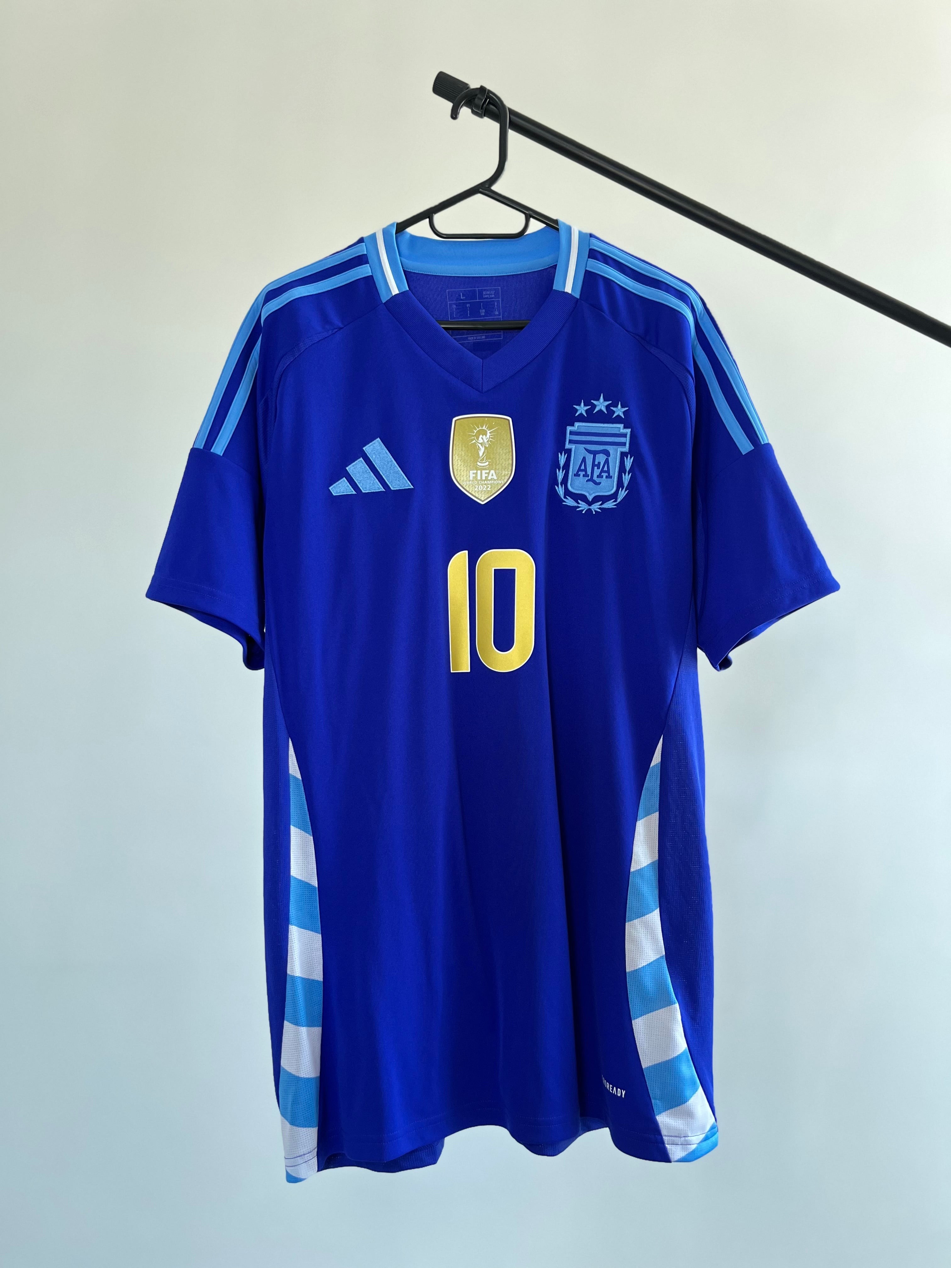Jersey Original Argentina 2024 Copa America Visita Messi IP8413 Adidas