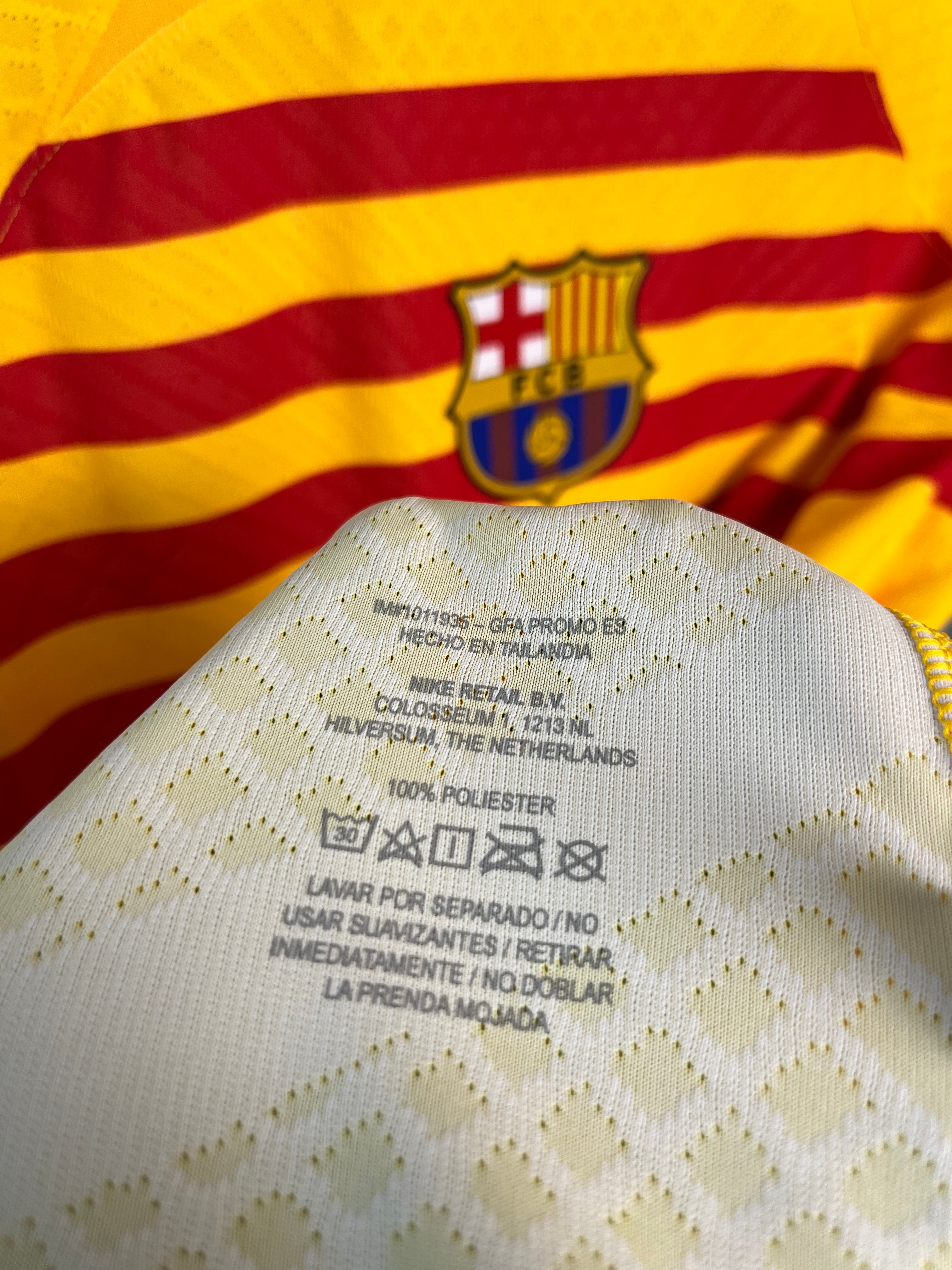 Jersey de Utilería de Pedri | Barcelona Campeón LaLiga 2022/23 Spare Match Issued
