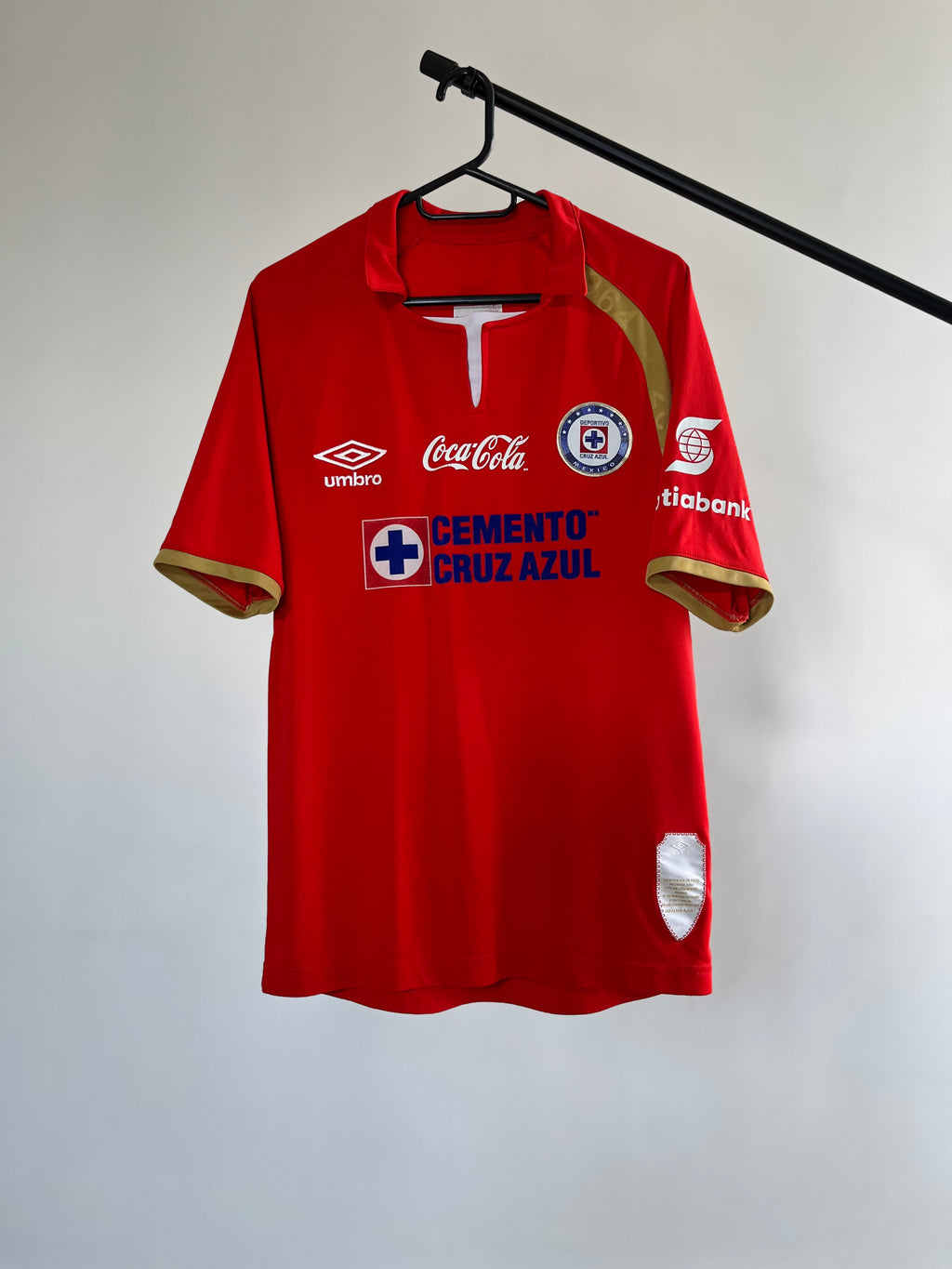 Jersey Original Cruz Azul 2013/14 Conmemorativa 50 años Chaco Gimenez Umbro (Roja)