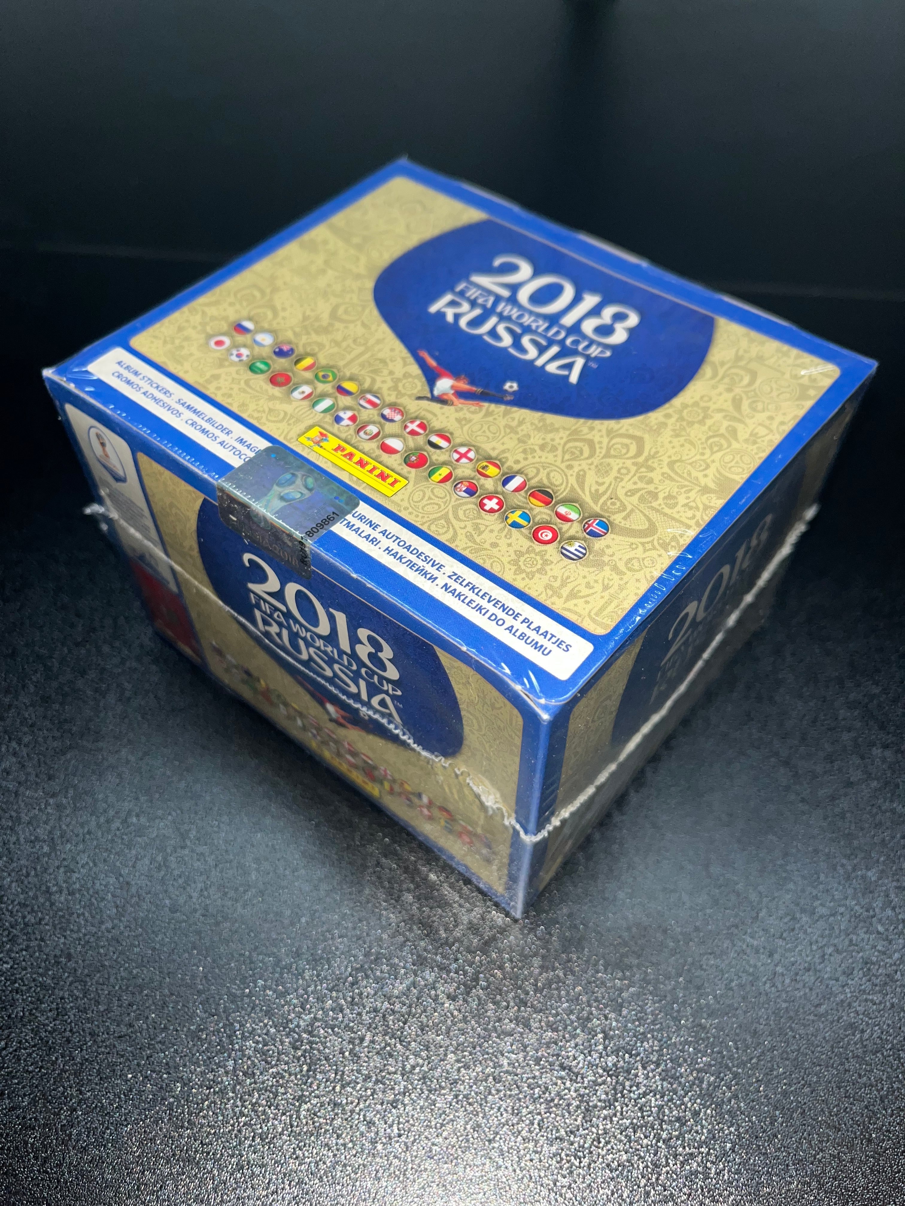 Caja Sellada Panini Mundial Rusia 2018 | 100 Sobres Original