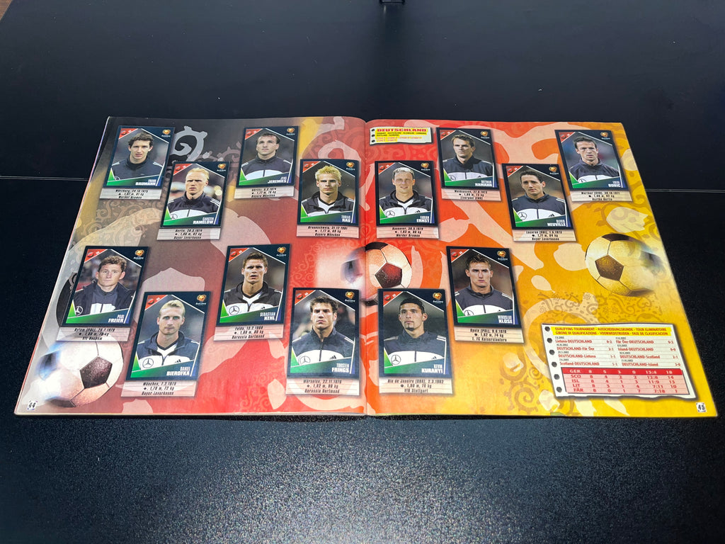 Álbum Panini UEFA Euro 2004 Original 97% Lleno