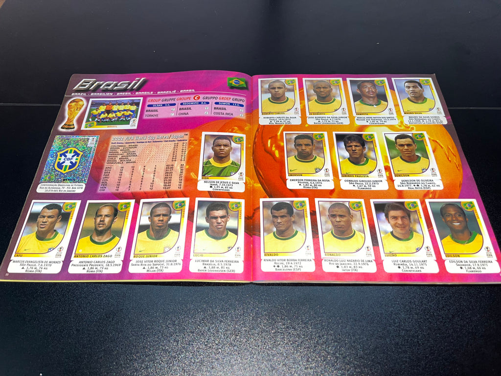 Álbum Panini Mundial Corea-Japón 2002 Original 100% Lleno