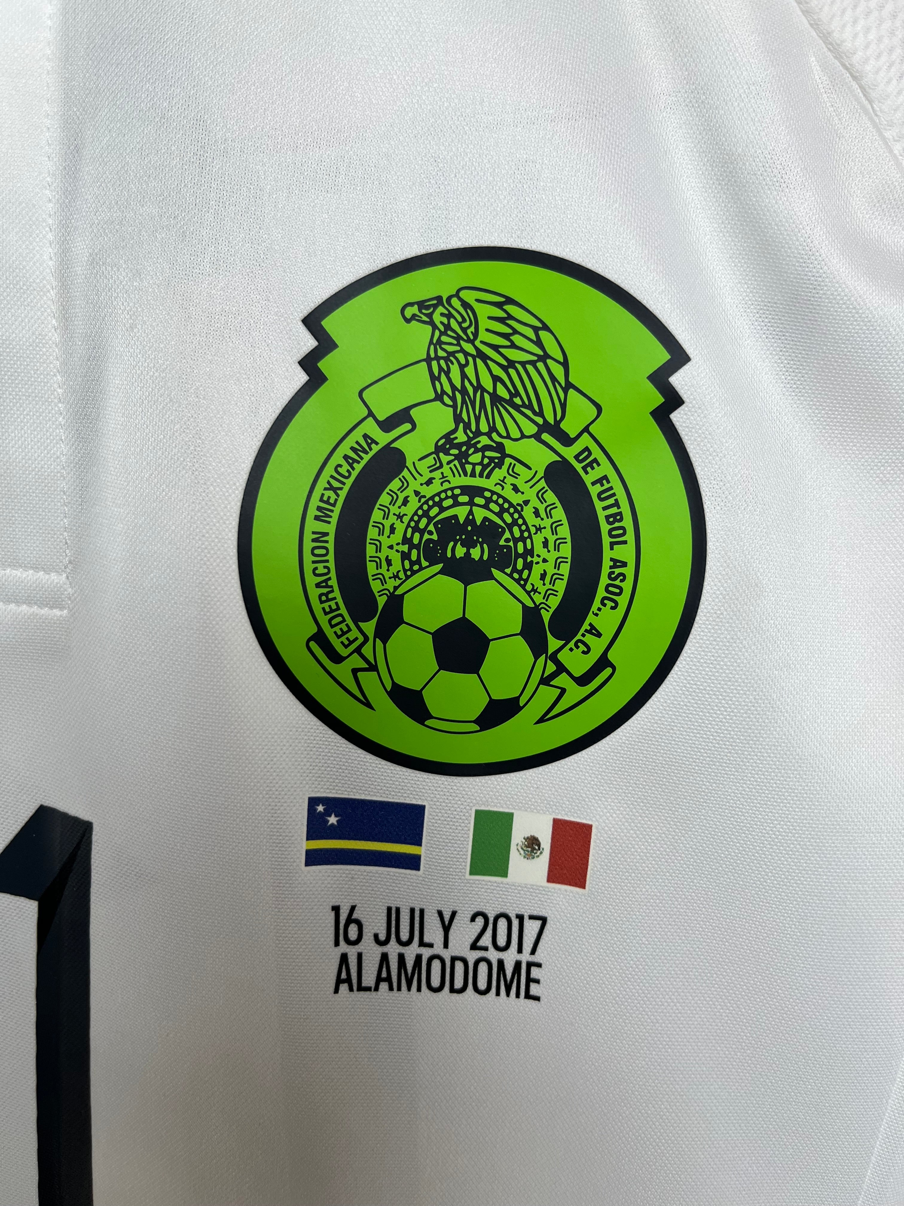 Jersey utileria Usada en Partido de Elías Hernández | México vs Curazao Copa Oro 2017
