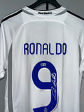Autógrafo Ronaldo Nazário | Real Madrid 2006-07 certificada Beckett