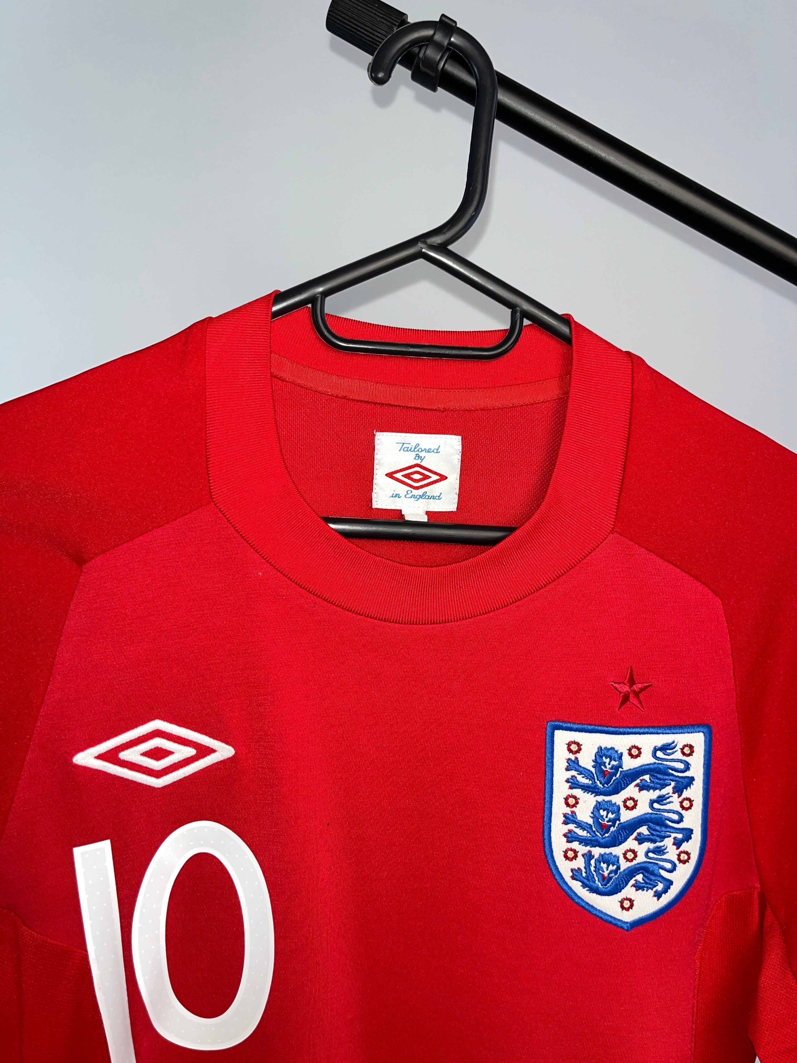Jersey Original Inglaterra Mundial 2010 Visita Rooney 10-323 Umbro