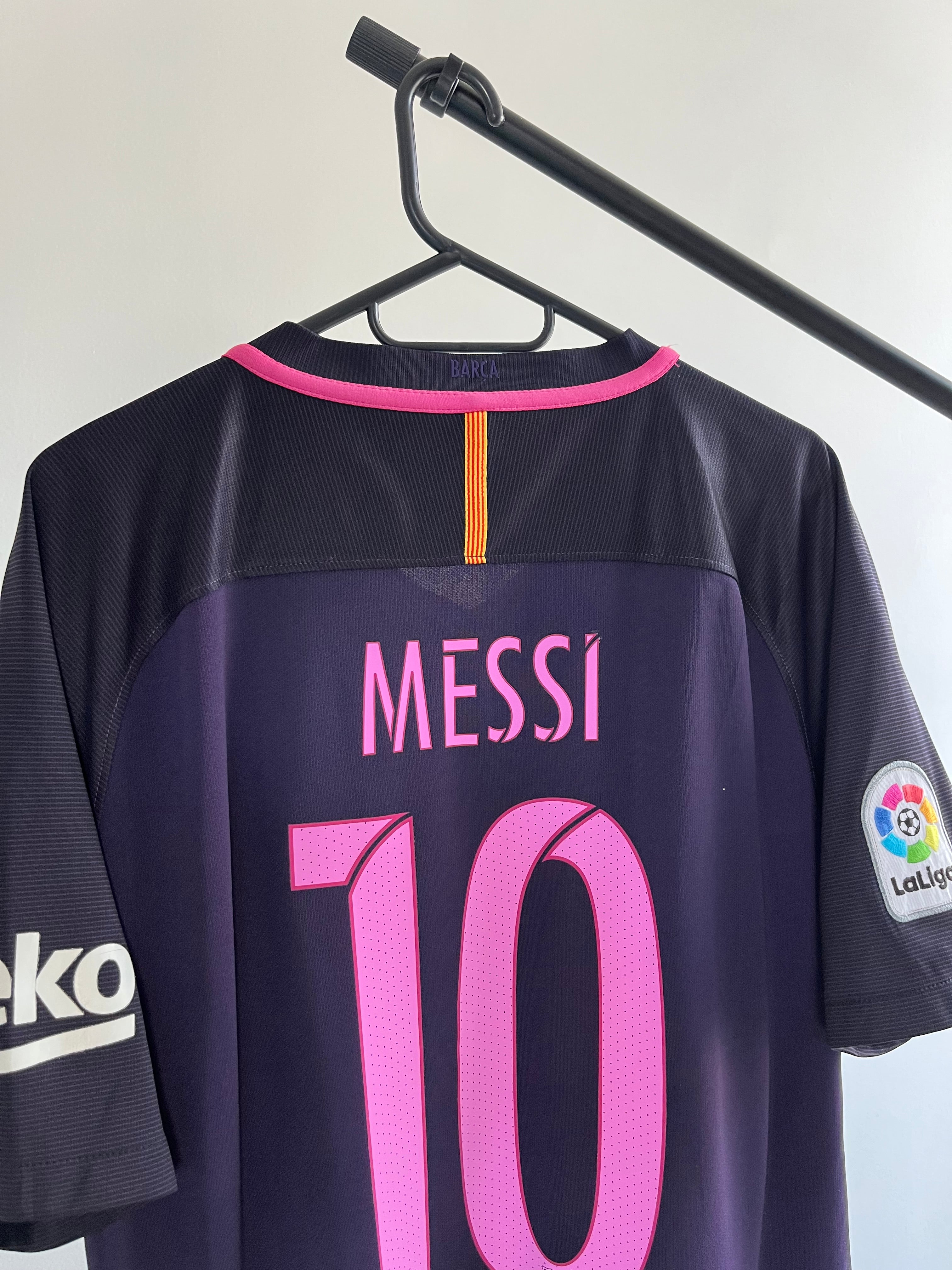 Jersey Original Barcelona 2016/17 Visita Messi 776844-525 Nike