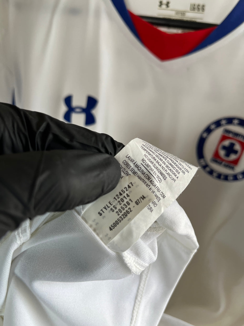 Jersey Original Cruz Azul 2014/15 Visita Chaco Gimenez Under Armour 1245247