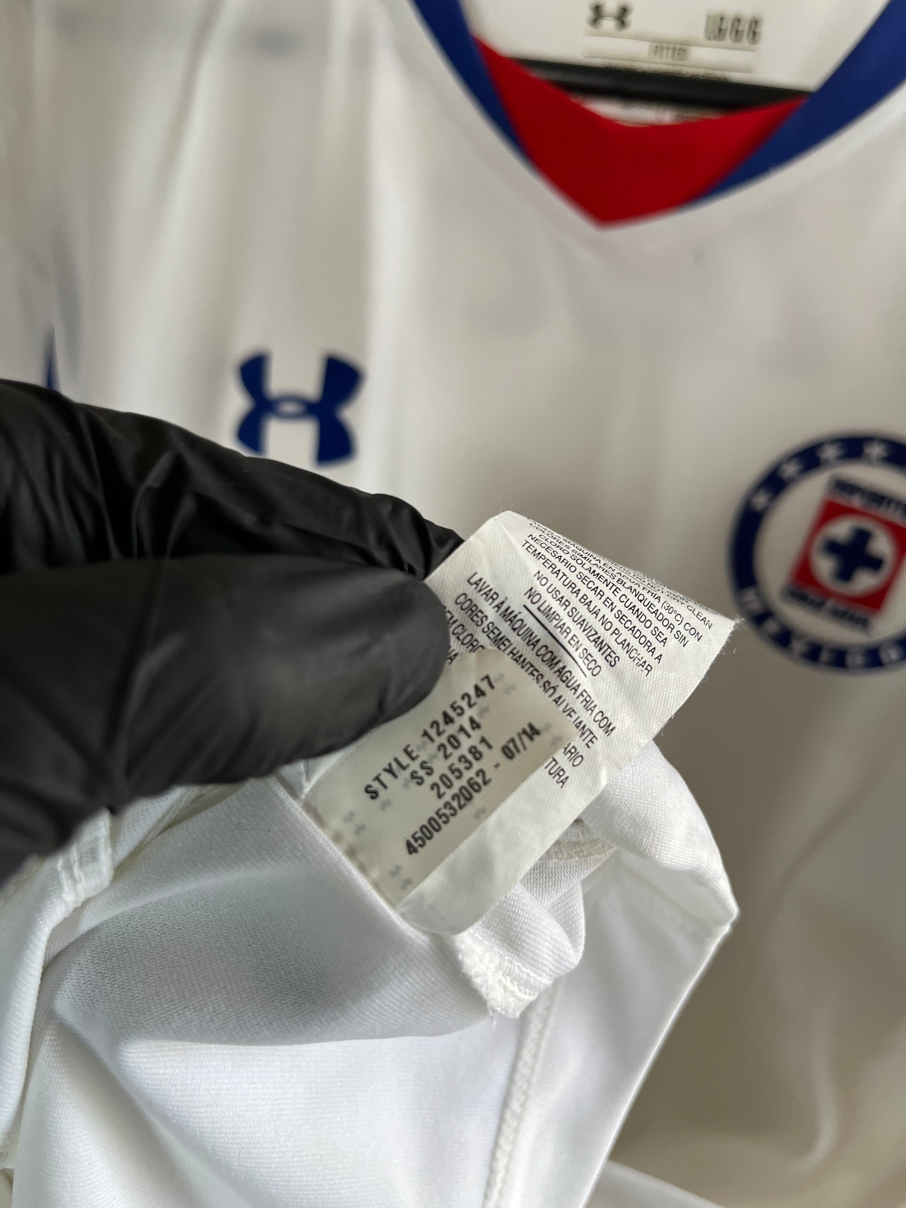 Jersey Original Cruz Azul 2014/15 Visita Chaco Gimenez Under Armour 1245247