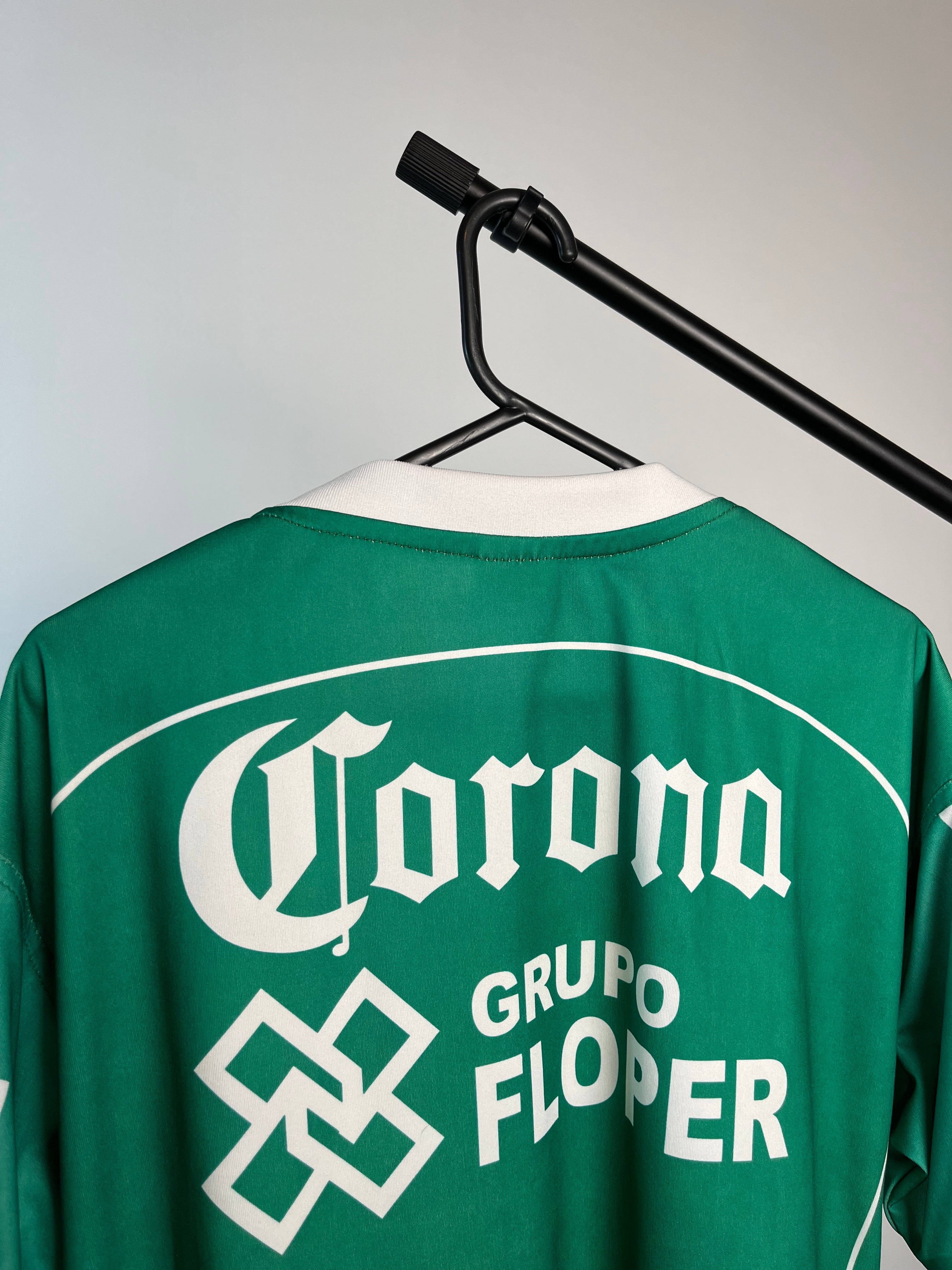 Jersey Original Leon FC 2007 Ascenso Local Garcis Caja Popular (Retro,Vintage,Clasica)