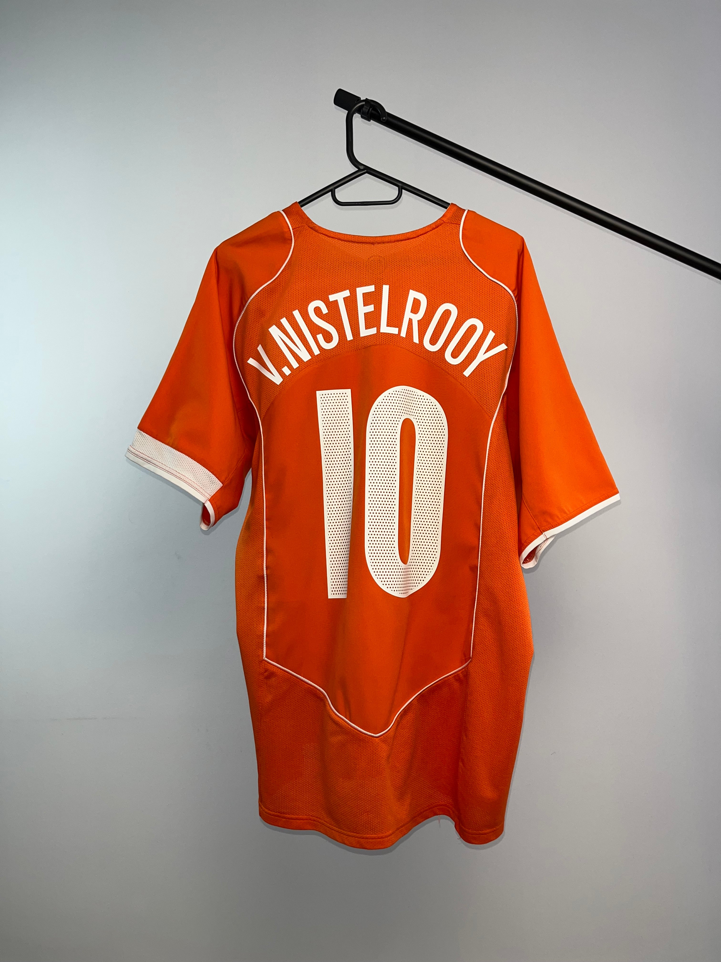 Jersey Original Holanda Eurocopa 2004/05 Local Nistelrooy 116606 Nike Total 90 Naranja