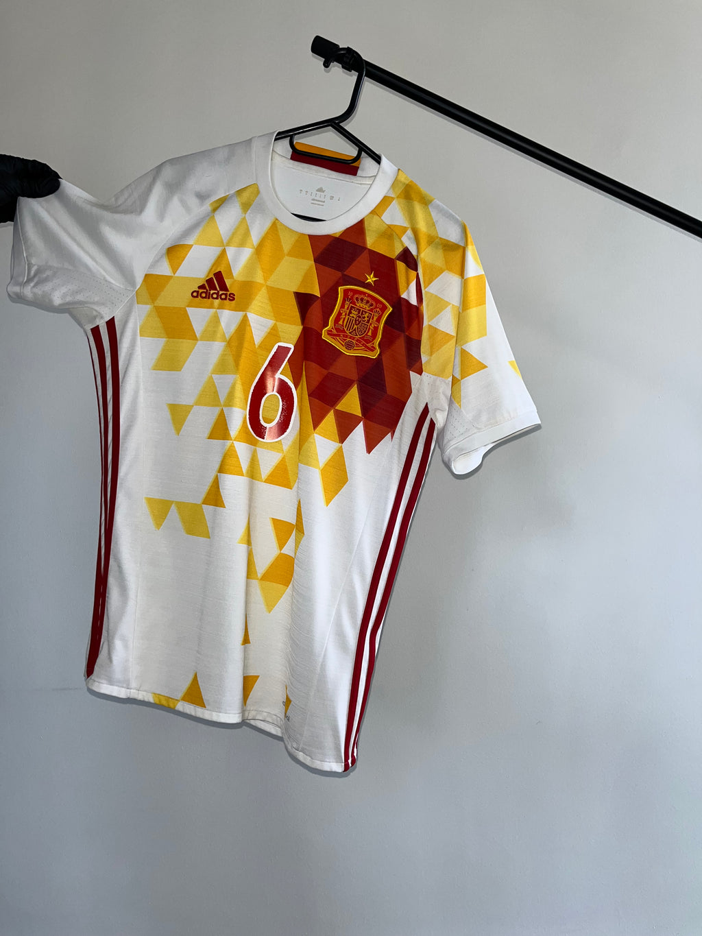Jersey Original España Eurocopa 2016 Visita Iniesta AA0830 Adidas