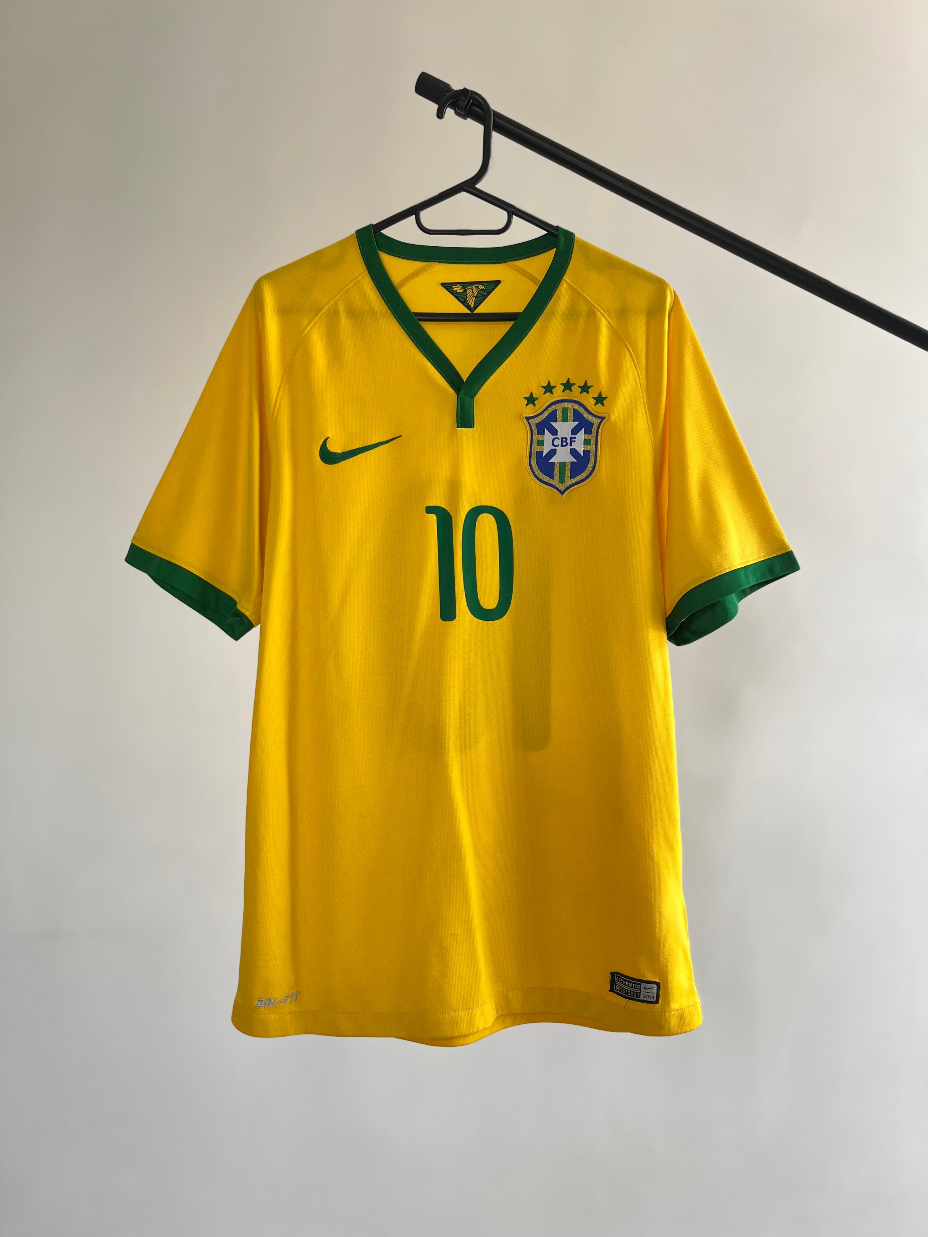 Jersey Original Brasil Mundial 2014 Local Neymar JR 575280-703 Nike