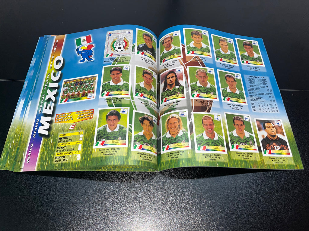 Álbum Panini Reedición Francia 1998 Original 100% Lleno
