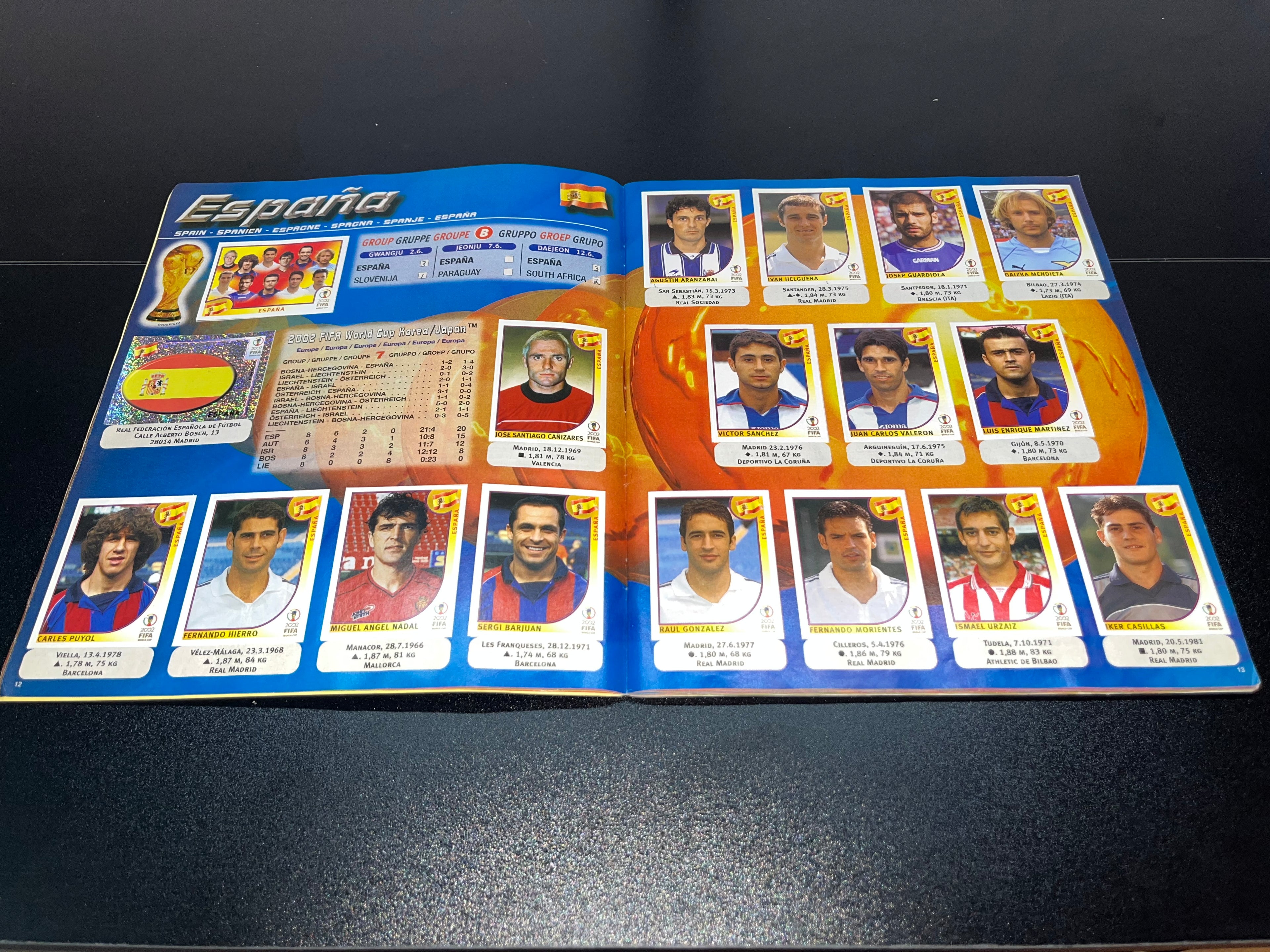 Álbum Panini Mundial Corea-Japón 2002 Original 100% Lleno