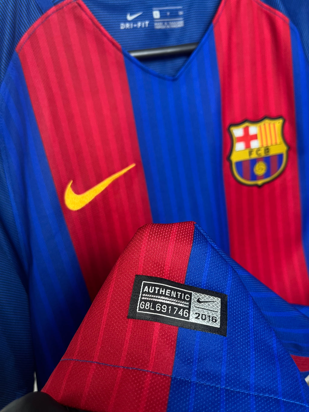 Jersey Original Barcelona 2016/17 Local Neymar 776850-481 Nike