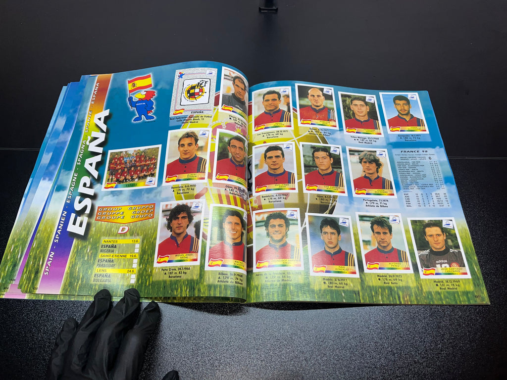 Álbum Panini Reedición Francia 1998 Original 100% Lleno