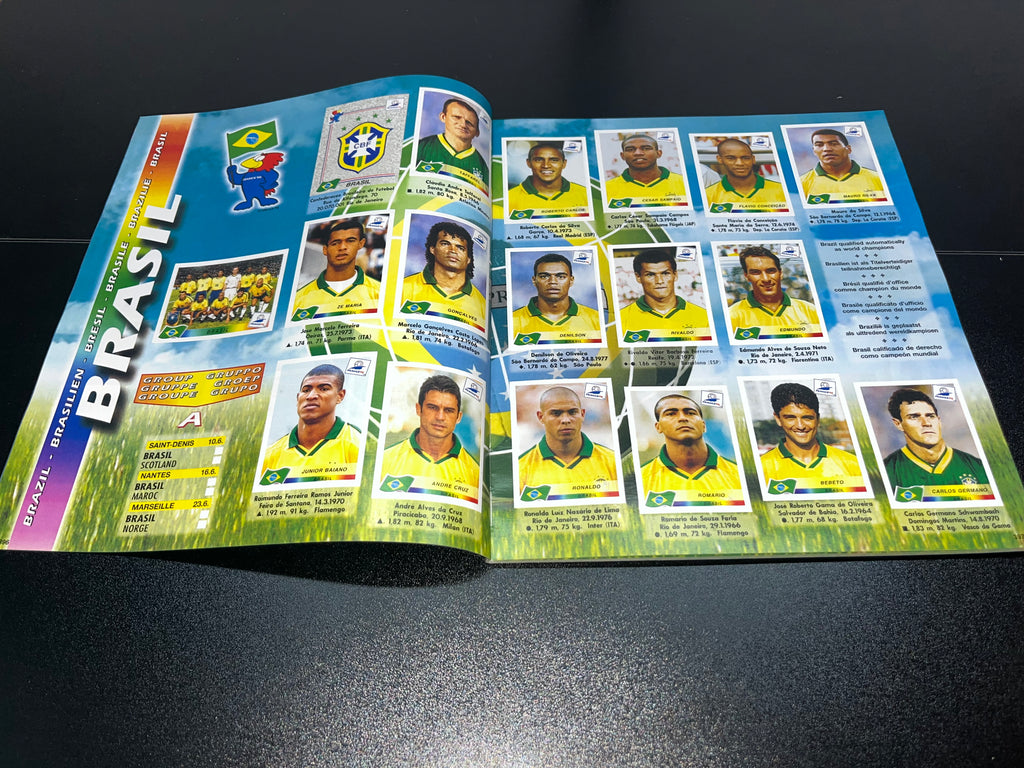 Álbum Panini Reedición Francia 1998 Original 100% Lleno