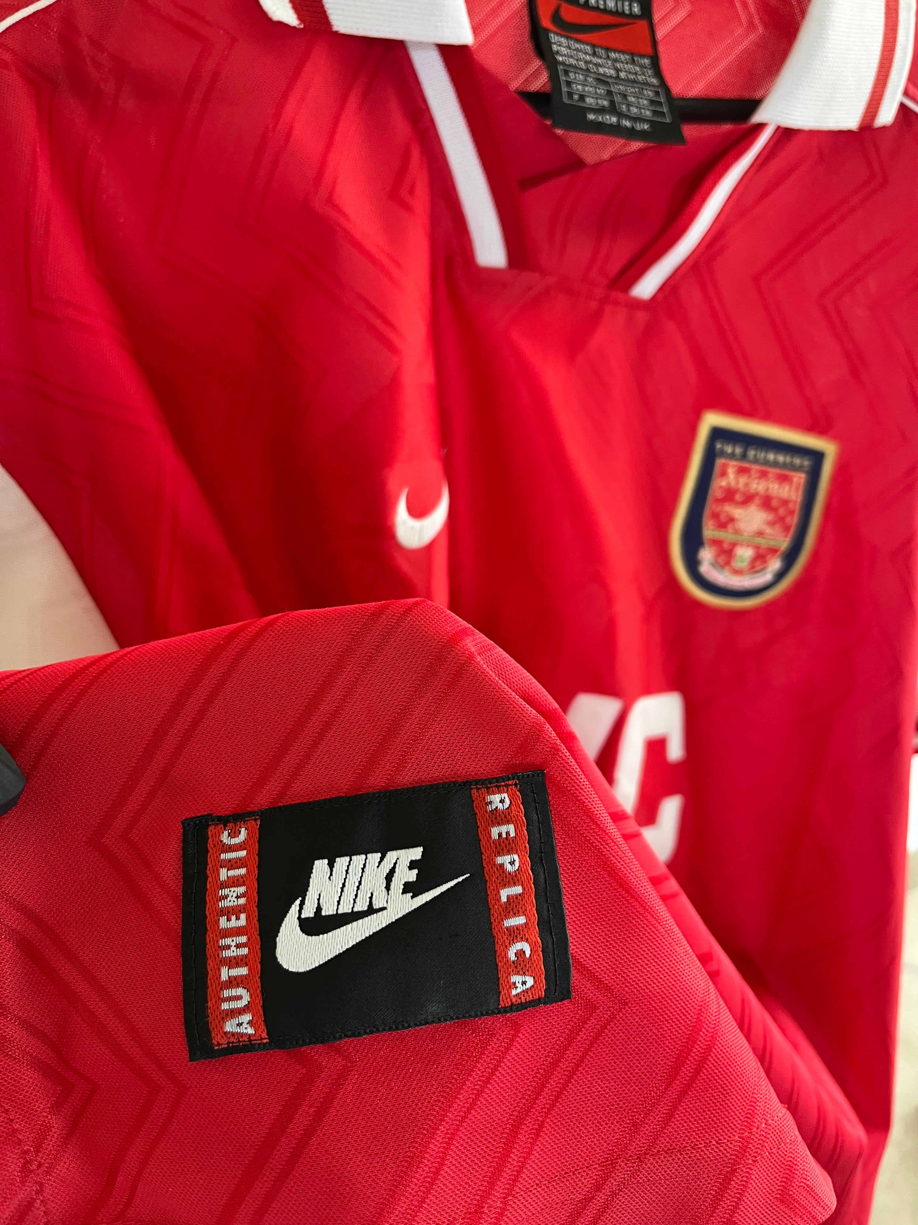 Jersey Original Arsenal 1996/98 Local Clasica/Retro/Vintage Nike