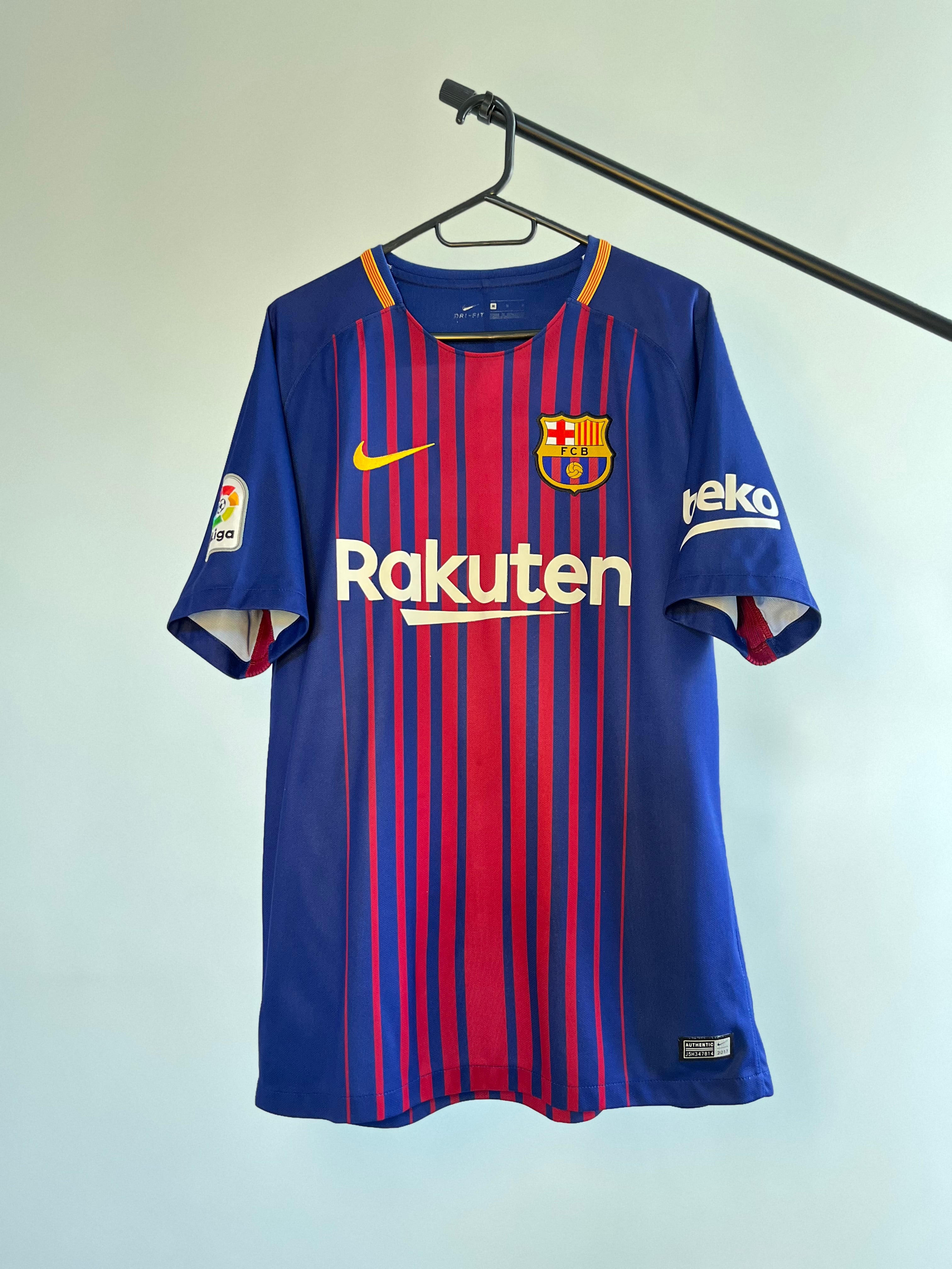 Jersey Original Barcelona 2017/18 Local Messi 847255-456 Nike