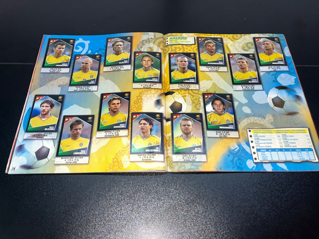 Álbum Panini UEFA Euro 2004 Original 97% Lleno